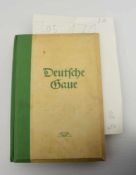 RAUMBILDALBUM "DEUTSCHE GAUE", 22 Raumbildaufnahmen, Drittes Reich 1938 Komplettes Raumbildalbum mit