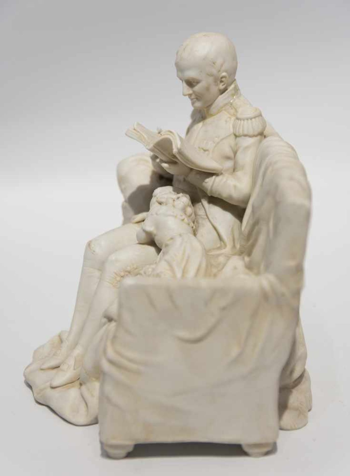 SCHEIBE ALSBACH PORZELLAN,"Napoléon und sein Sohn"", Biscuitporzellan gepinnt, 19. Jahrhundert Der - Bild 4 aus 8