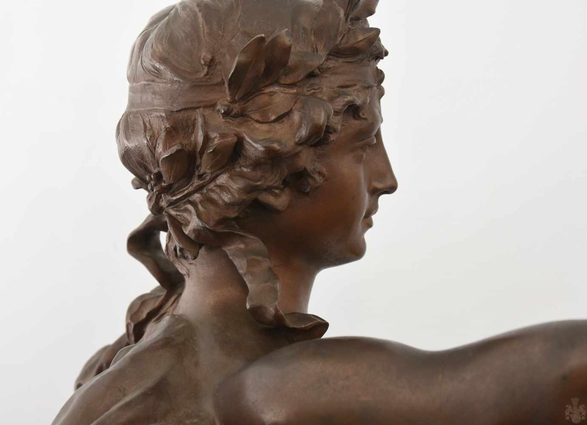 CLÈMENT LÉOPOLD STEINER, "APOLLON", Bronzeguss, signiert und gestempelt, Frankreich um 1890 - Bild 21 aus 34