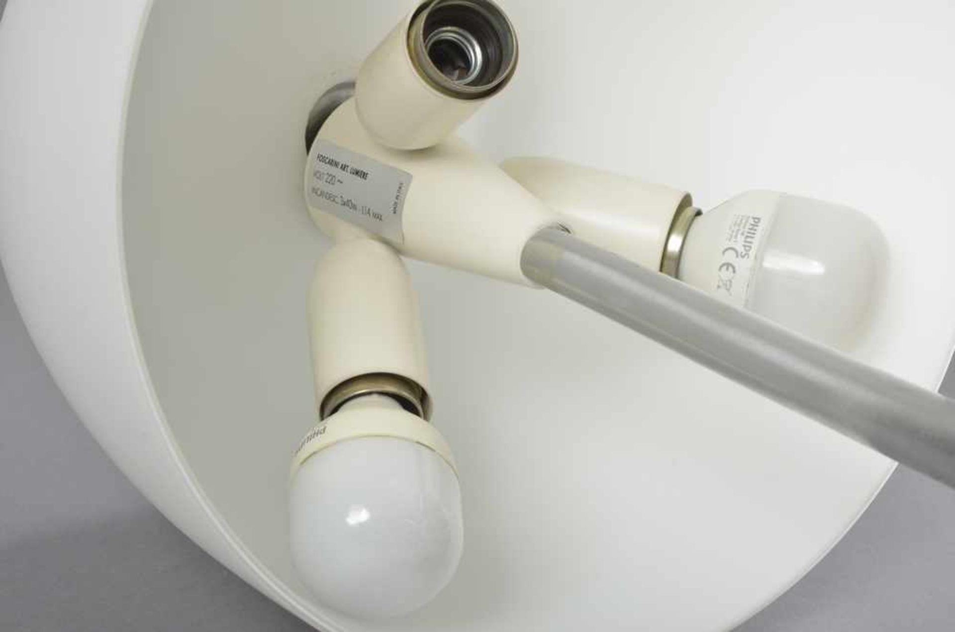 Foscarini Tischlampe "Lumiere piccola", weißes Mattglas/Alu, L. 45cm - Bild 2 aus 3