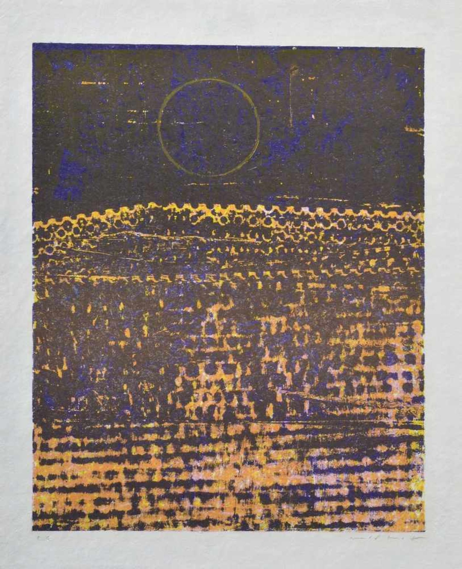Ernst, Max (1891-1976) "Sonne" um 1970, Farboffsetlitho auf Japanpapier, e.a./u.r.sign., 36,5x29,5cm