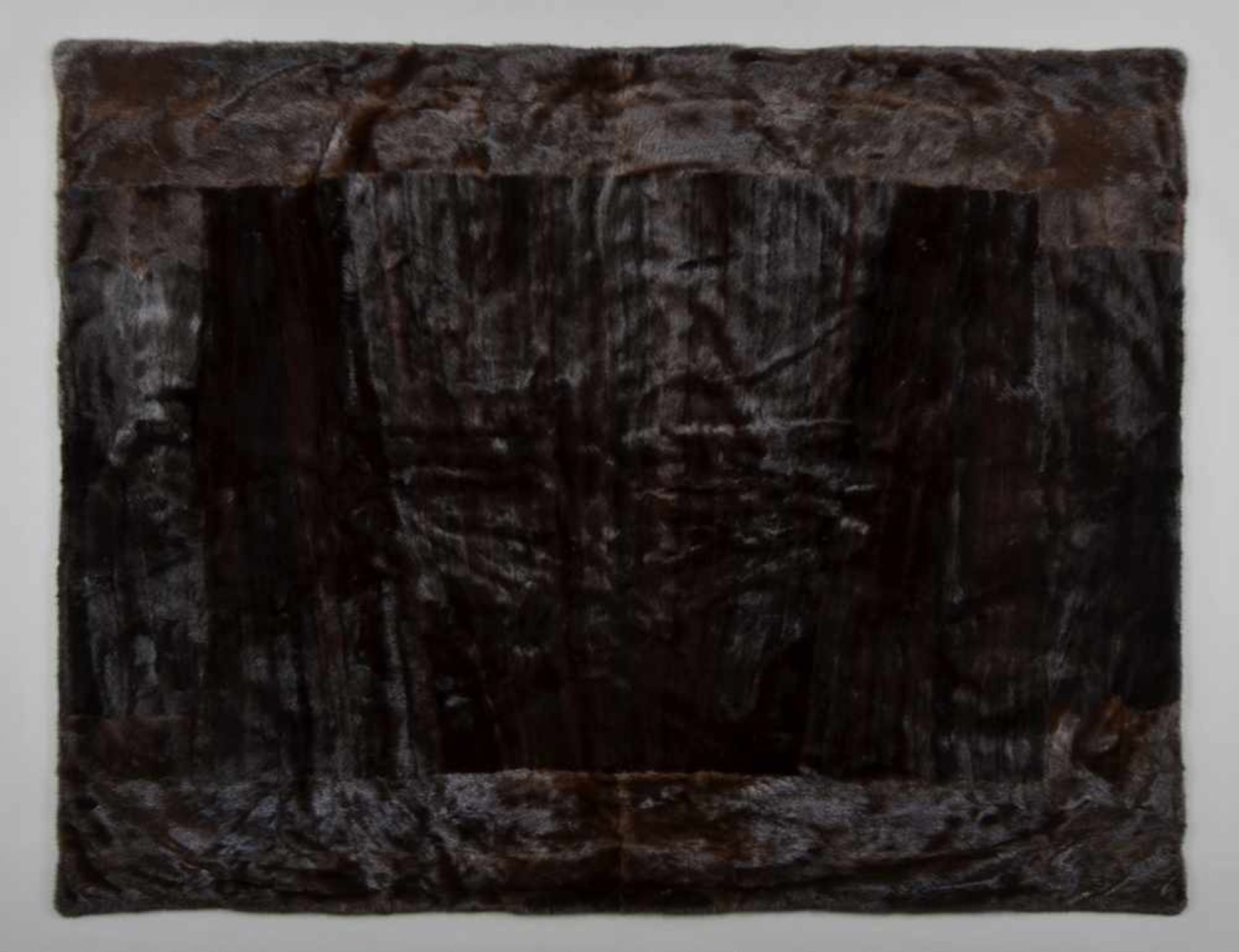 Darknerz Decke mit schwarzem Kashmirfutter, 153x183cm