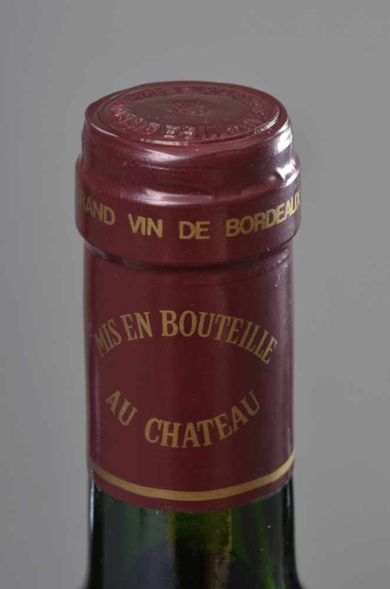 3 Flaschen 1989 Chateau LaForest, Medoc, Bordeaux Rotwein, 750ml - Bild 3 aus 3