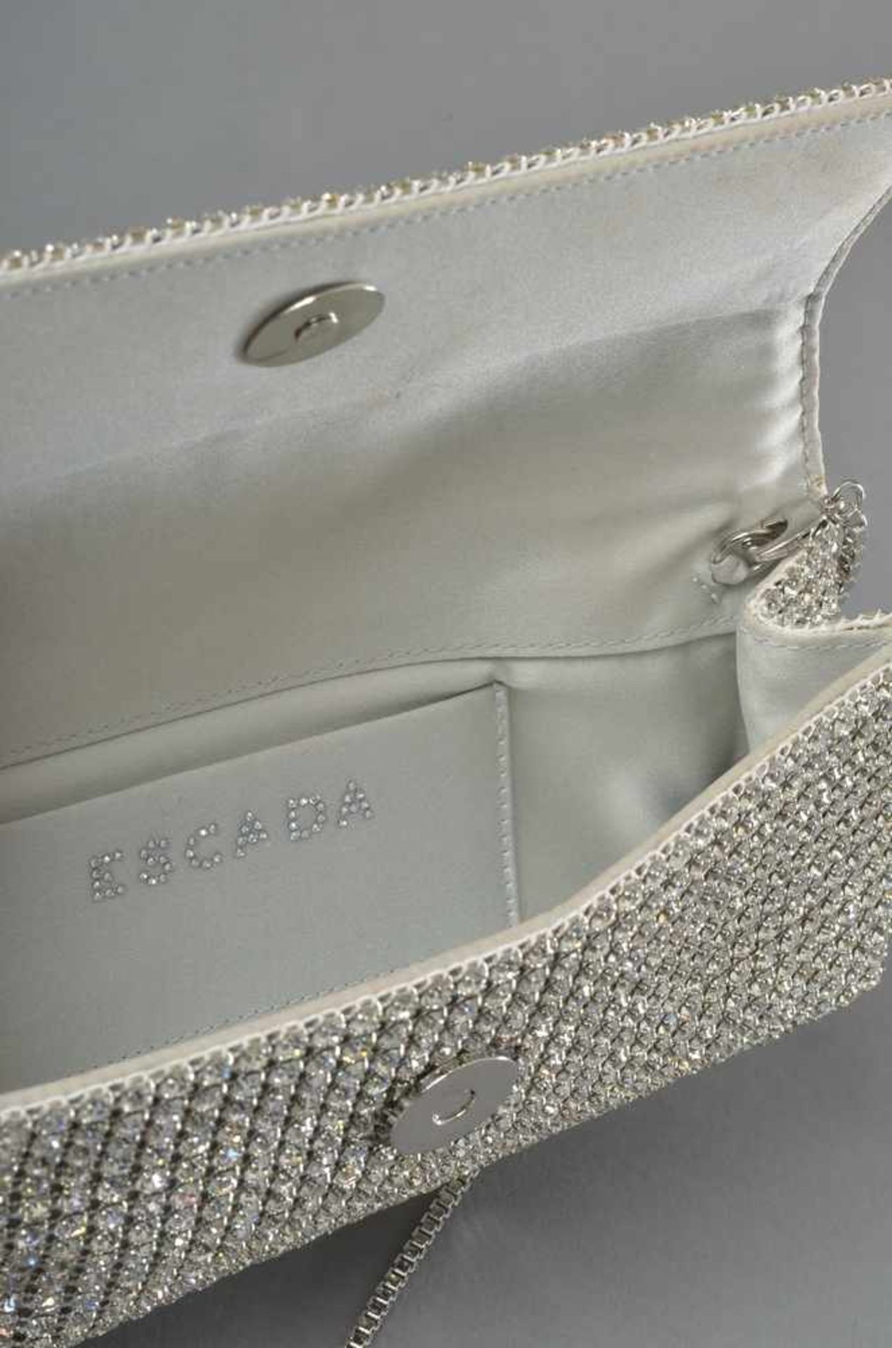 Escada Swarowski Kristall Clutch, 9x19cm - Bild 2 aus 2