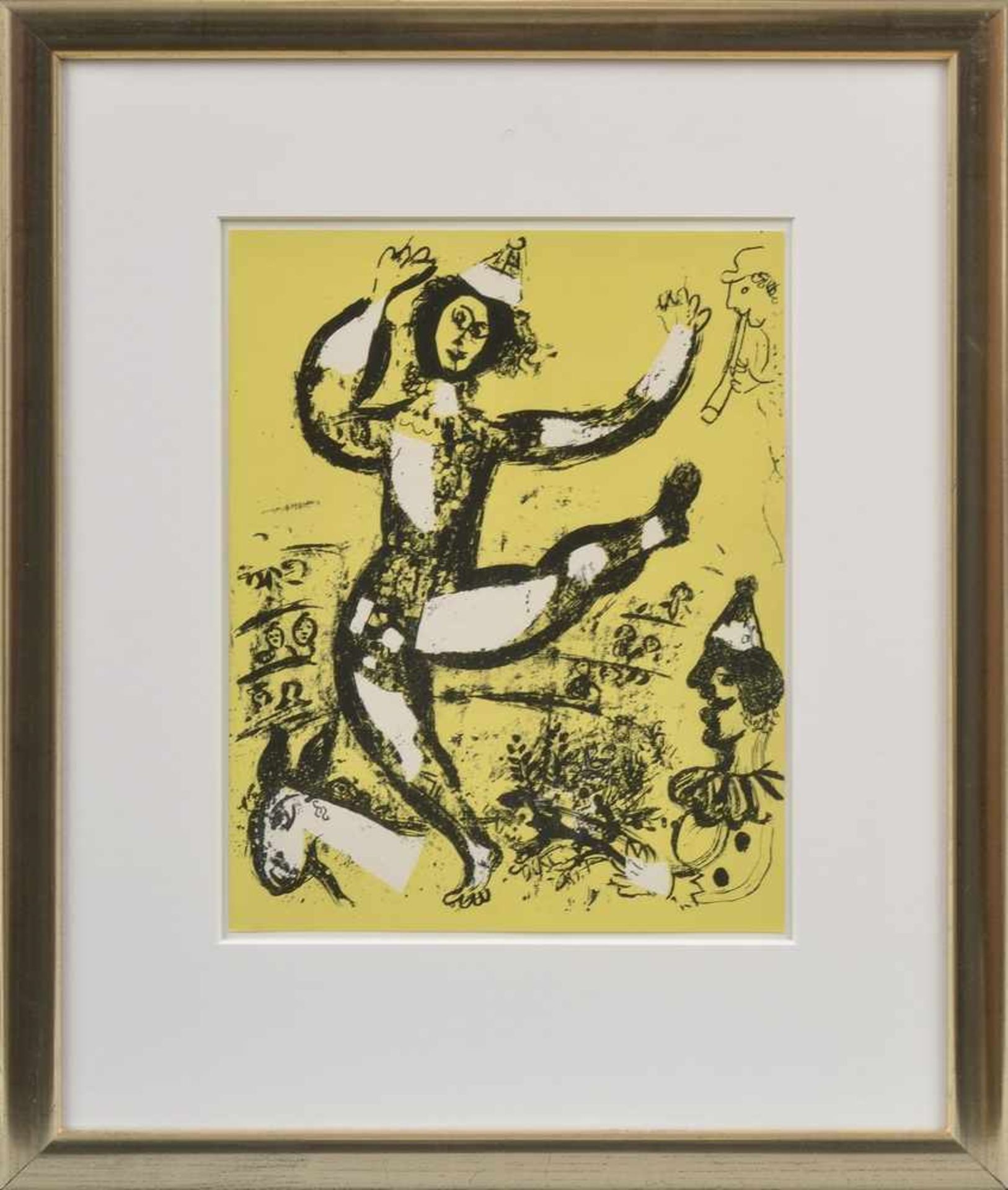 Chagall, Marc (1887-1985) "Cirque" 1960, Farblithographie, 32x24cm (m.R. 54,5x44cm) - Bild 2 aus 2