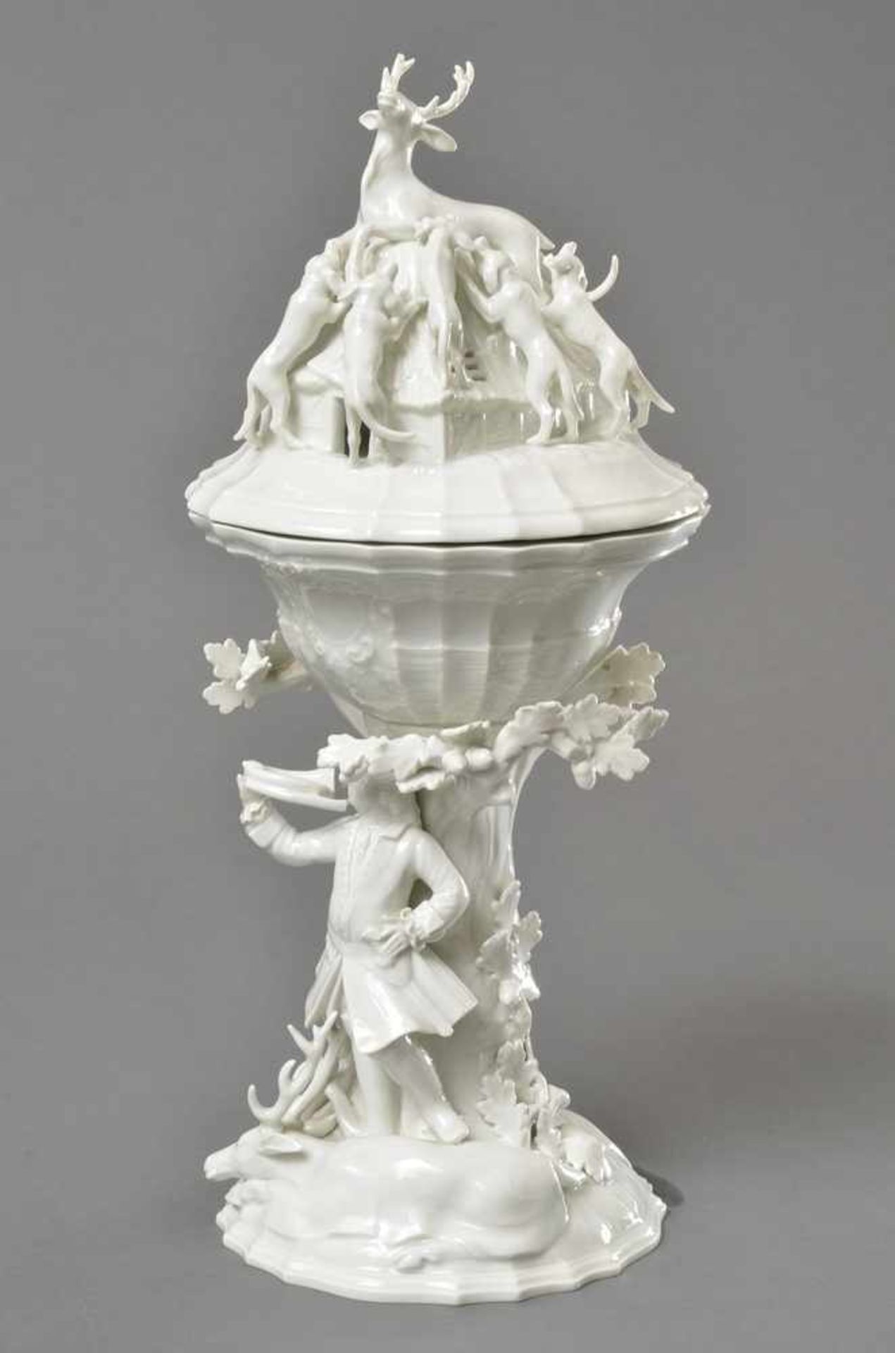 Meissen "Clemens-August-Jagdpokal", Entwurf: Johann Gottlieb Ehder u. Johann Joachim Kaendler