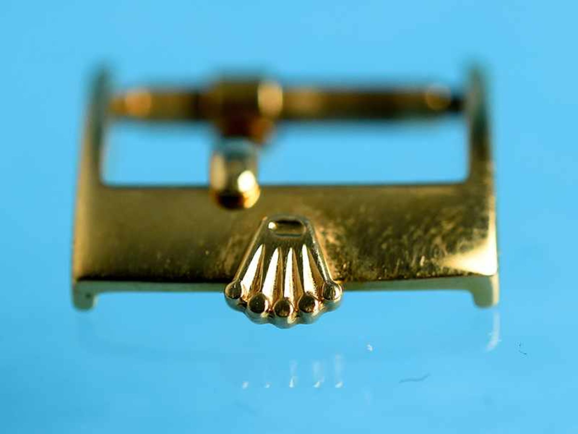 Herrenarmbanduhr, bezeichnet Rolex, Modell Cellini mit Faltschließe, 20. Jh. Gehäuse aus 750/- - Bild 6 aus 6