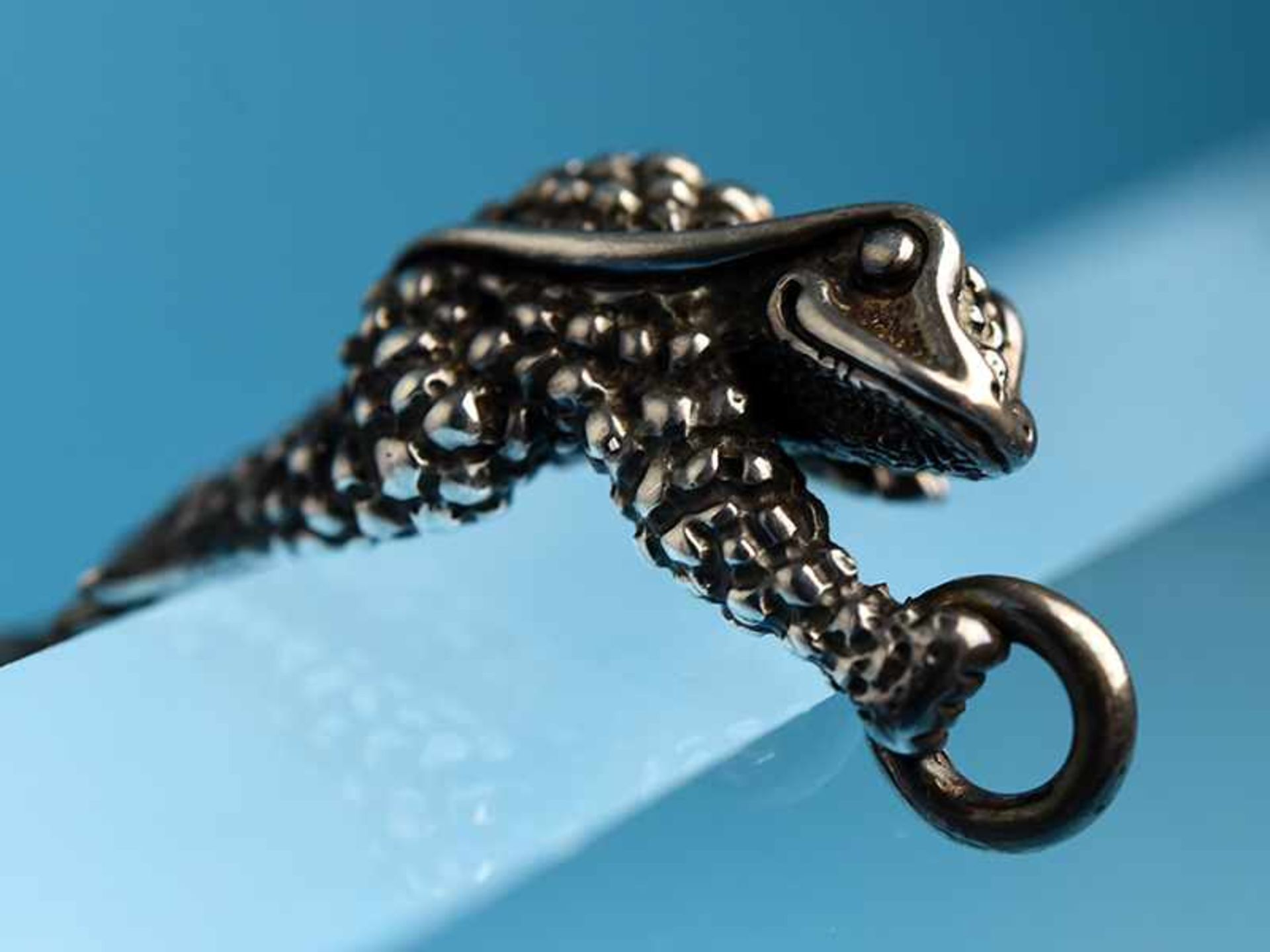 Collier und Armband mit "Herman the toad", bezeichnet Barry Kieselstein-Cord, New York ( - Bild 6 aus 9