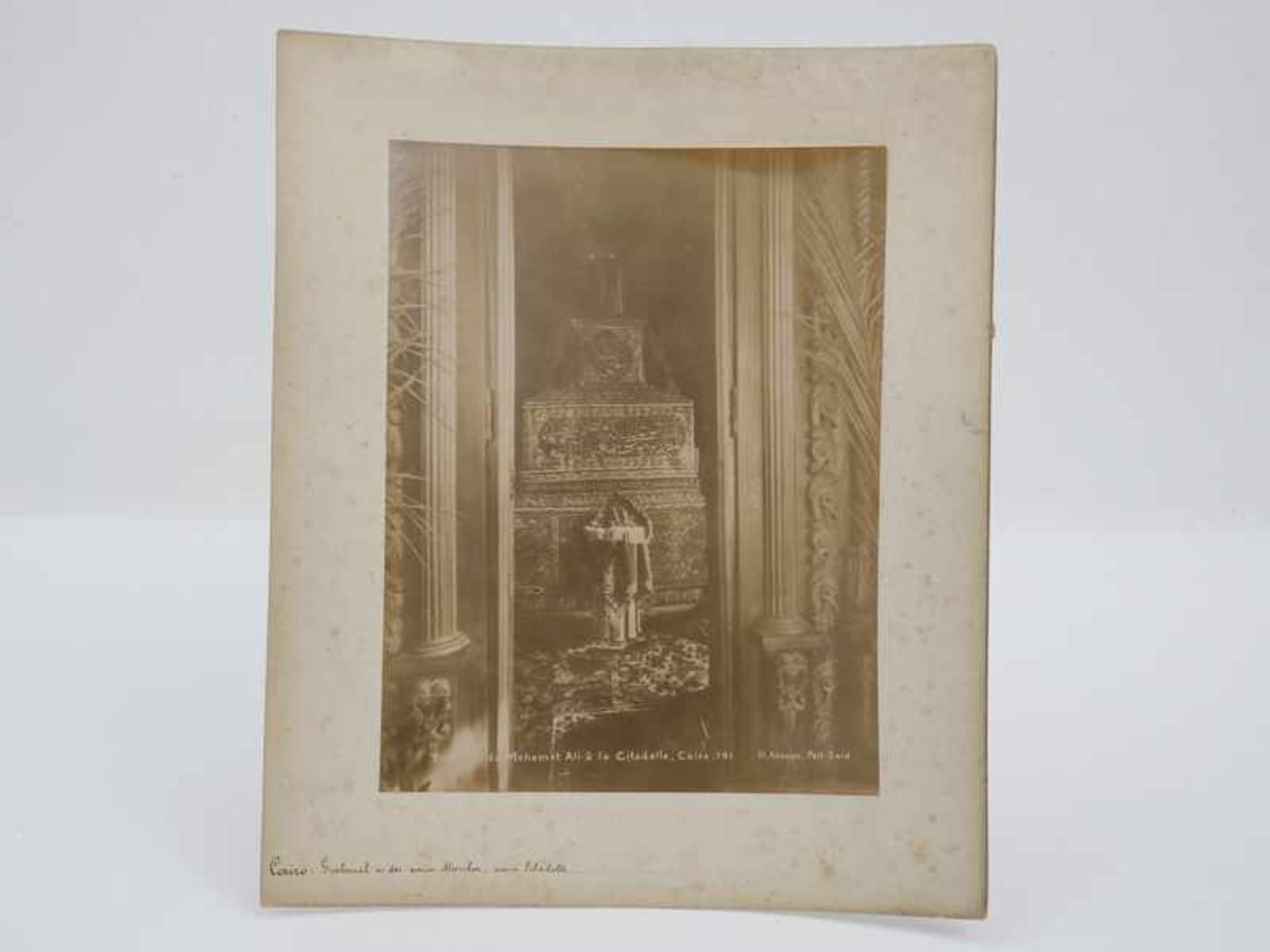 Arnoux, Hippolyte (tätig ca. 1859 - 1888) 5 Ägypten-Photographien, Serie "Cairo" (Architektur/ - Bild 2 aus 6
