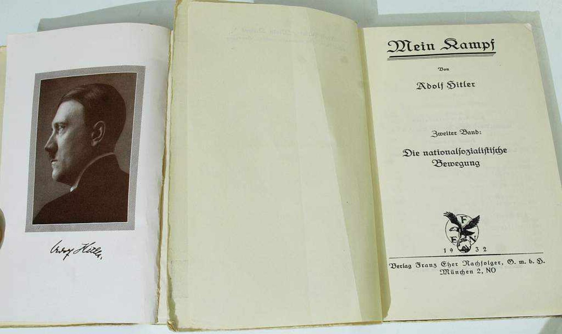 Adolf Hitler. Mein Kampf, 1. und .2. Band. Adolf Hitler. Mein Kampf, 1. und .2. Band. Ausgabe in - Bild 4 aus 6