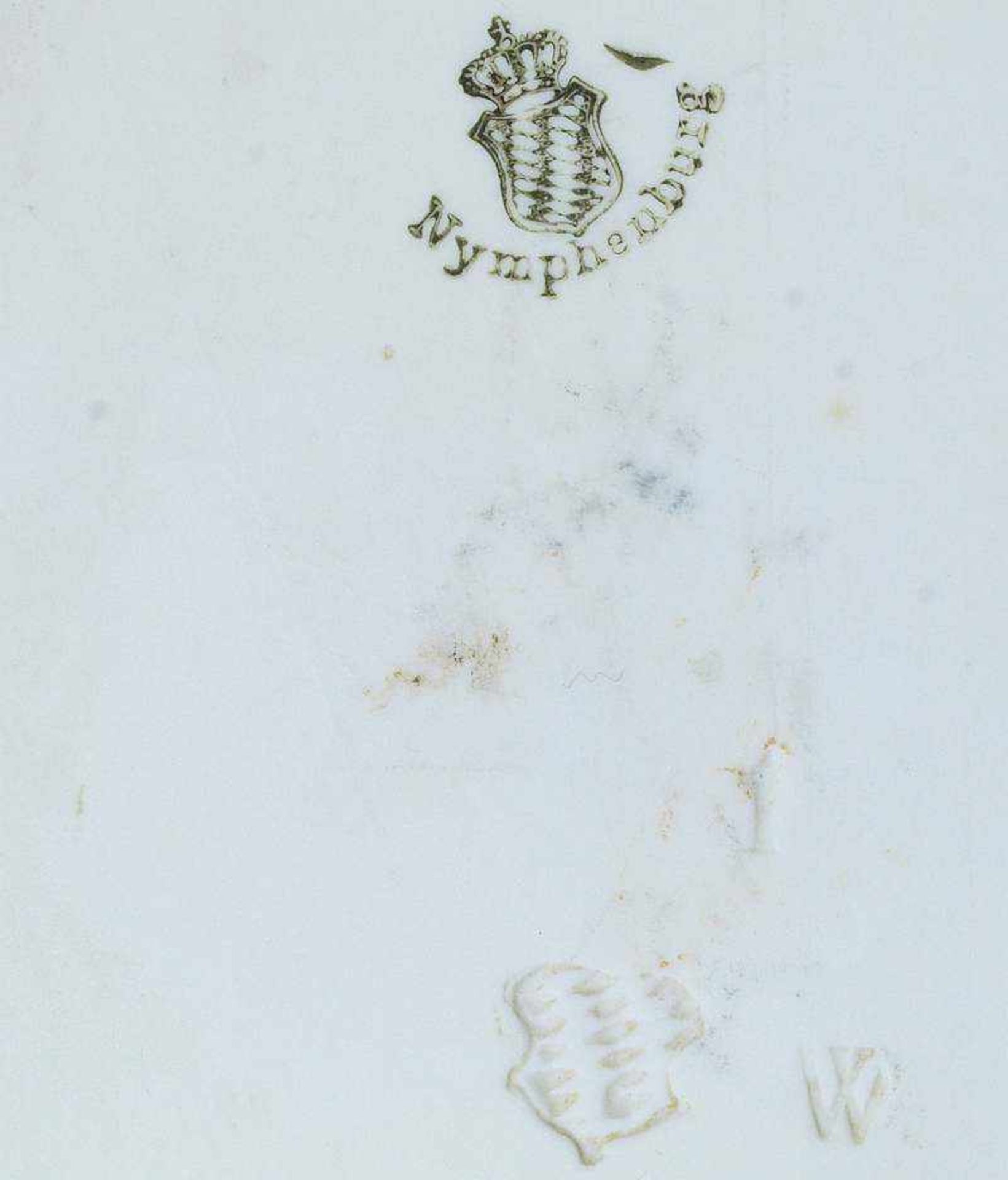 Tablett. NYMPHENBURG. Tablett. NYMPHENBURG, Form Perl, Formentwurf Dominik Auliczek um 1890. - Bild 4 aus 4