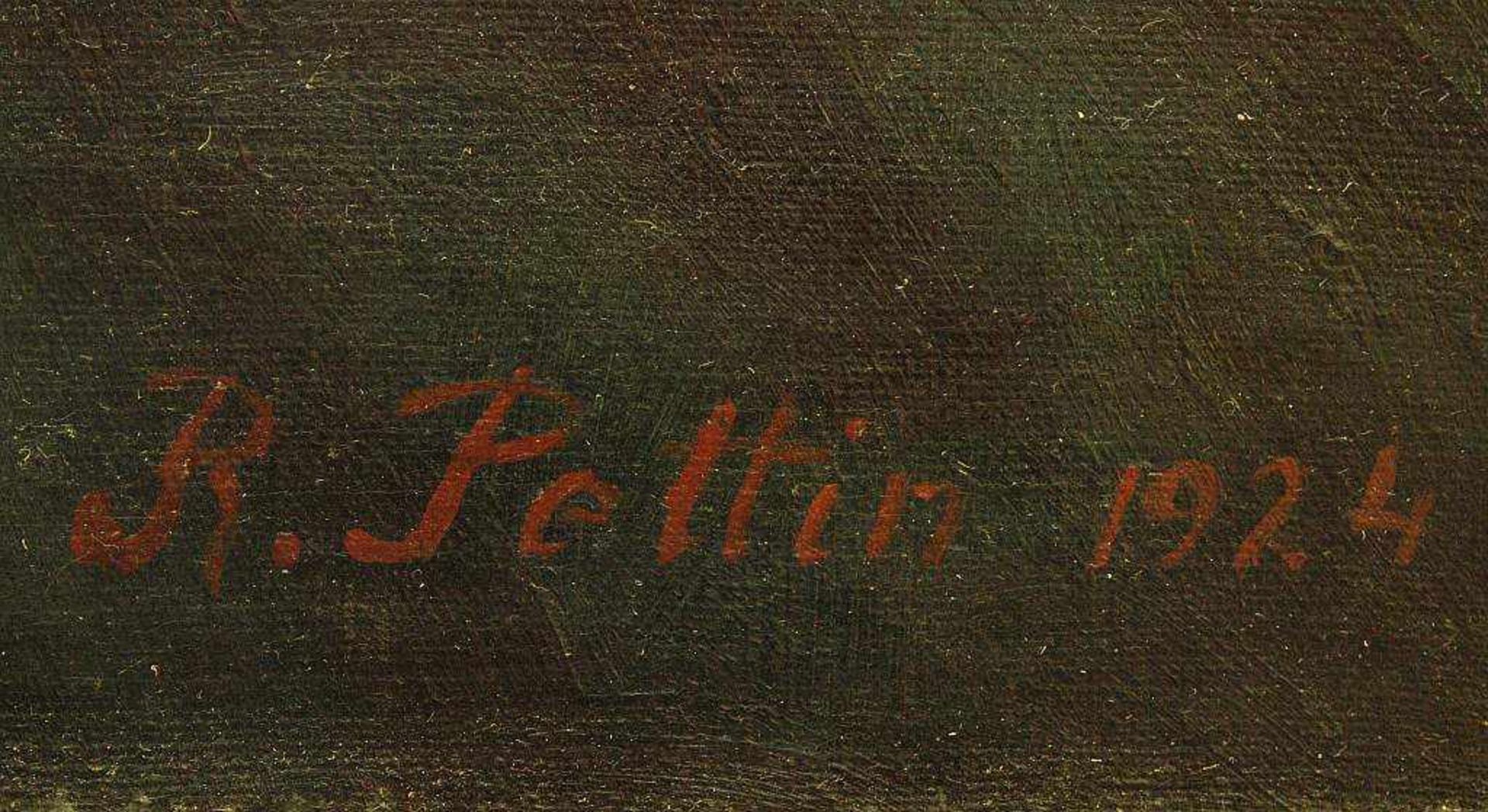 Maler 19. Jahrhundert. PELTIN, R Maler 19. Jahrhundert. Maria mit Kind. Öl auf Leinwand. partielle - Bild 4 aus 5