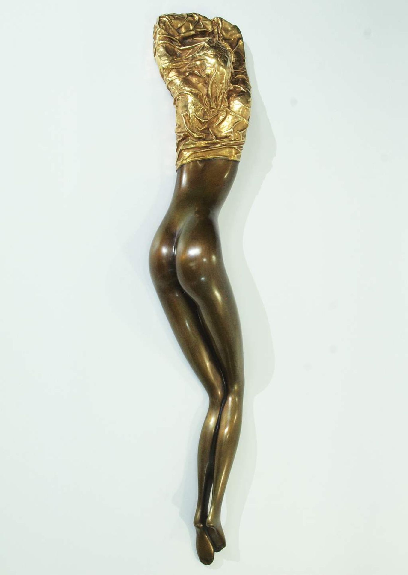 BRUNI, Bruno. BRUNI, Bruno. 1935 Gradara -/Hamburg. "Quasi Nuda". Graziler weiblicher Akt, Bronze, - Image 2 of 8