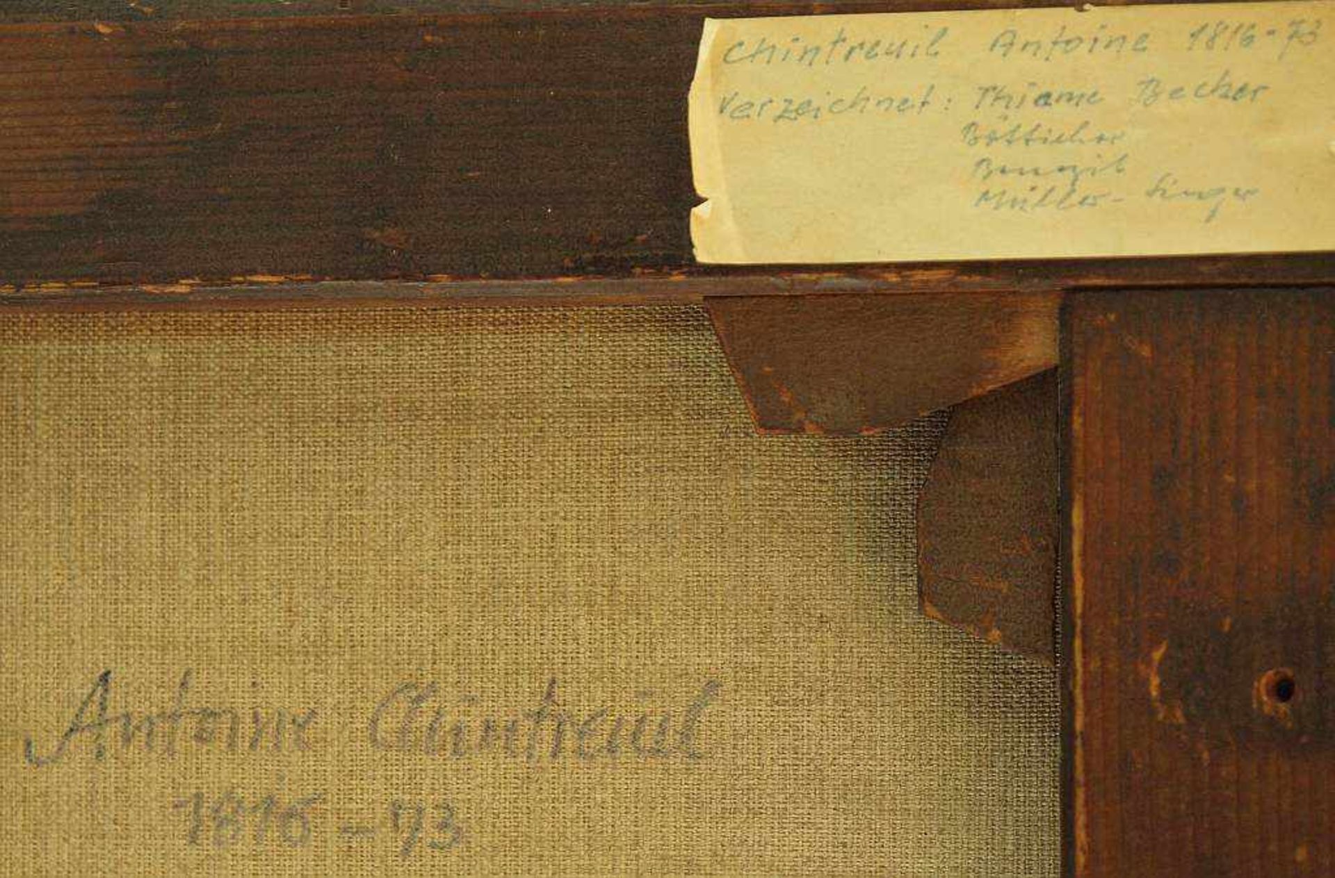 CHINTREUIL, Antoine zugeschrieben. CHINTREUIL, Antoine zugeschrieben. 1816 Pont-de-Vaux - 1873 - Bild 5 aus 5