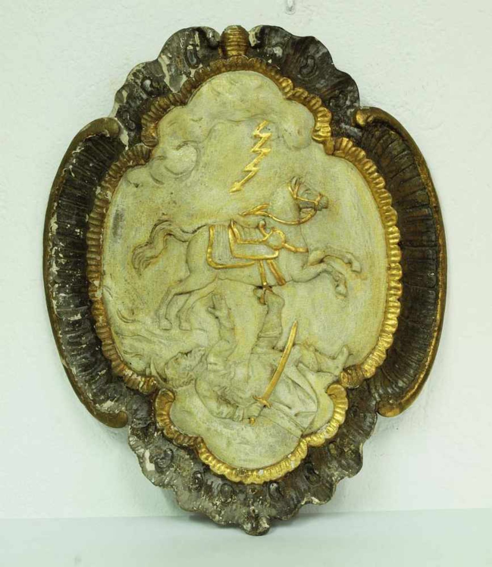 Barockkartusche, 18. Jahrhundert. Barockkartusche, 18. Jahrhundert. In Kartusche dargestellte - Bild 2 aus 3