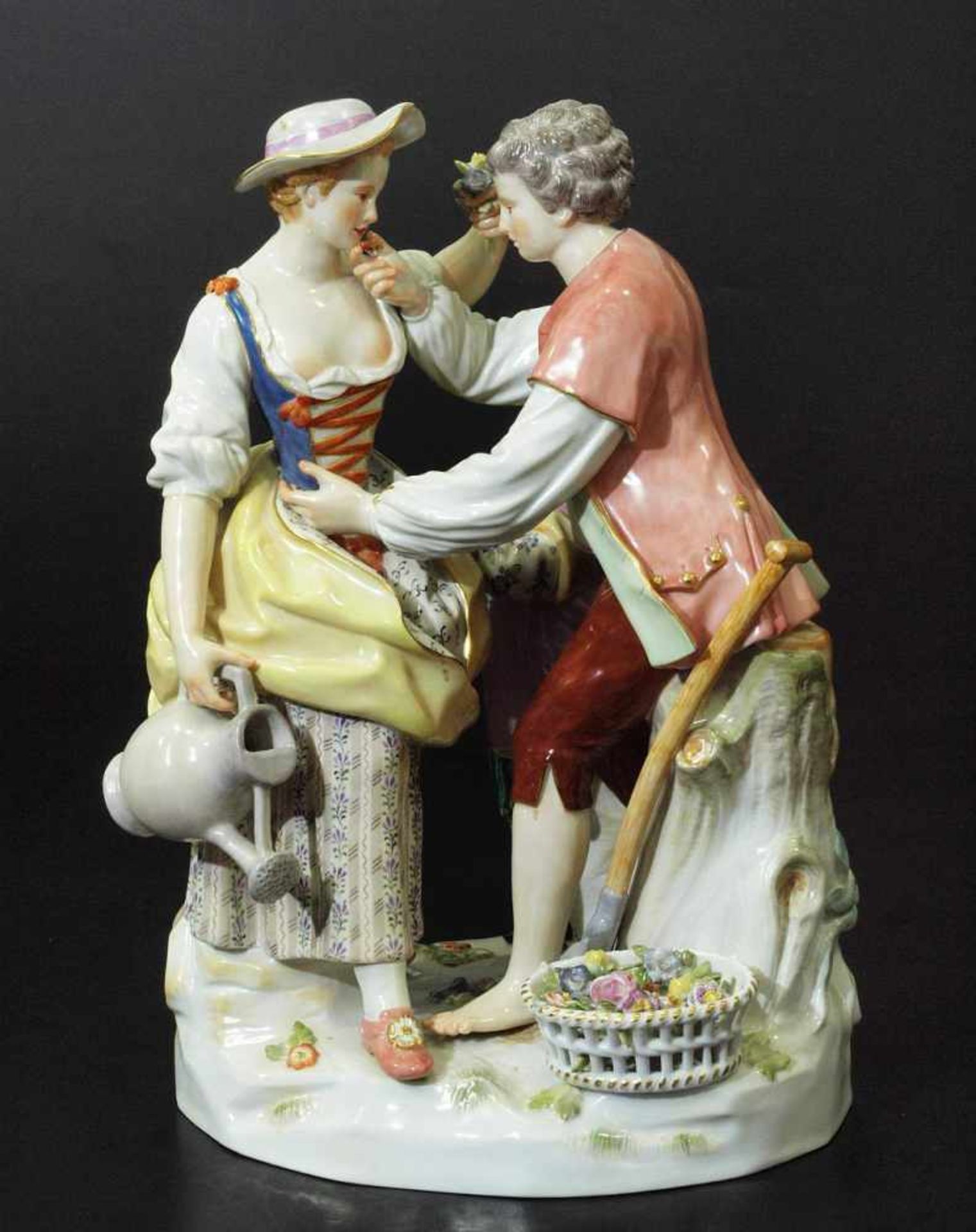 Figurengruppe. Figurengruppe. MEISSEN 20. Jahrhundert, 1. Wahl. Modell von Michel Victor Acier. - Bild 2 aus 7