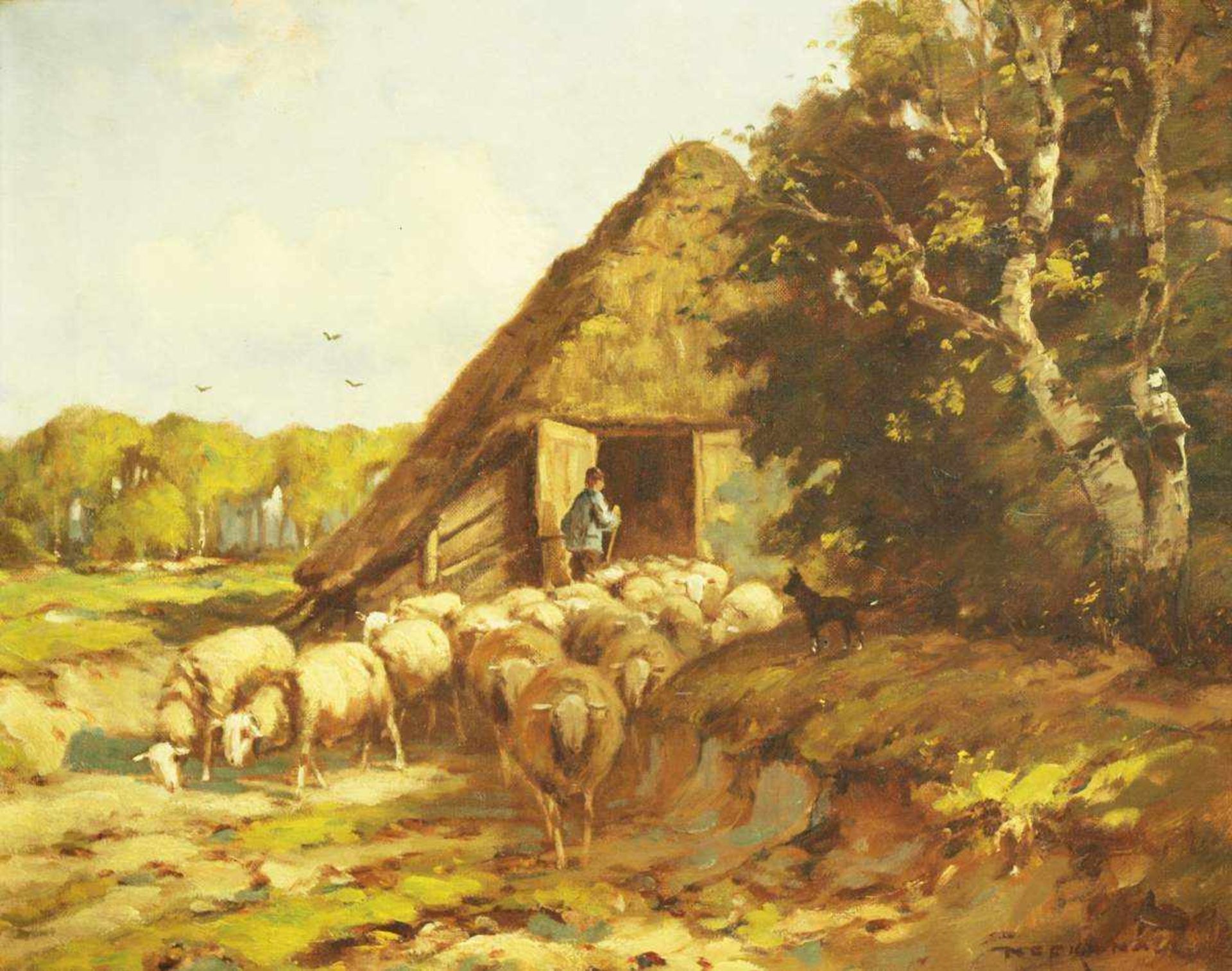 NEFKENS, Martinus Jacobus. NEFKENS, Martinus Jacobus. Niederländischer Maler, 1866 - 1941. - Bild 2 aus 5