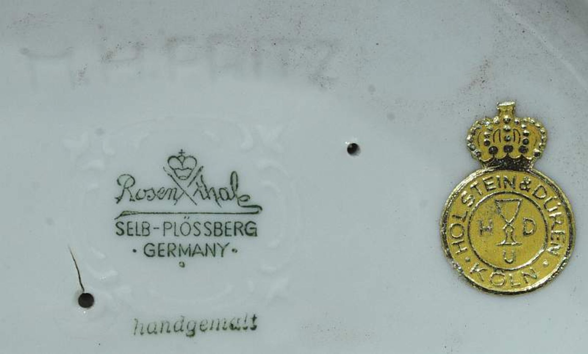 Silberreiher stehend auf Rundsockel. Silberreiher stehend auf Rundsockel. ROSENTHAL Selb Plössberg - Image 6 of 6