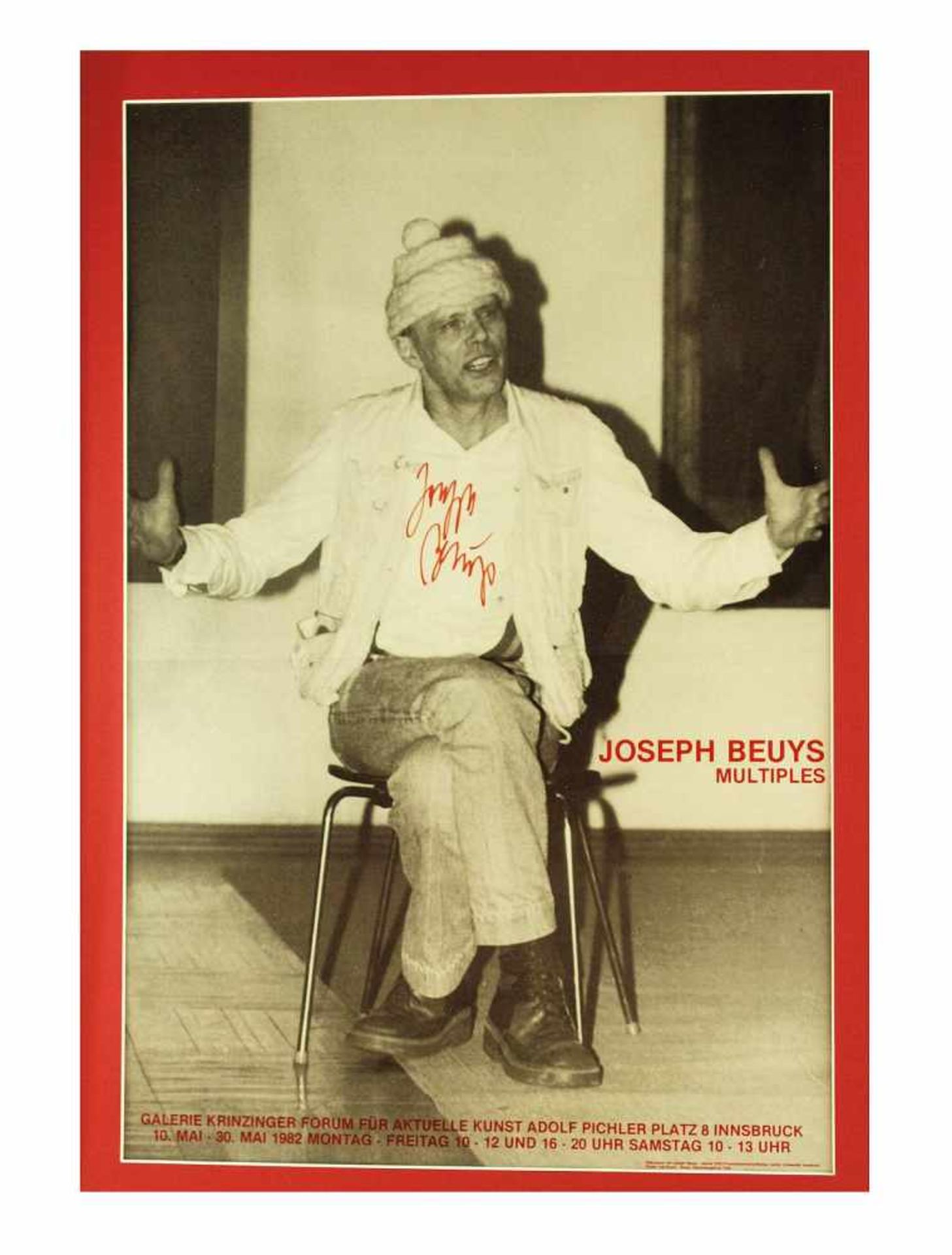 BEUYS, Joseph. BEUYS, Joseph. 1921 Krefeld - 1986 Düsseldorf. Plakat /Papier, in der Mitte - Bild 2 aus 5