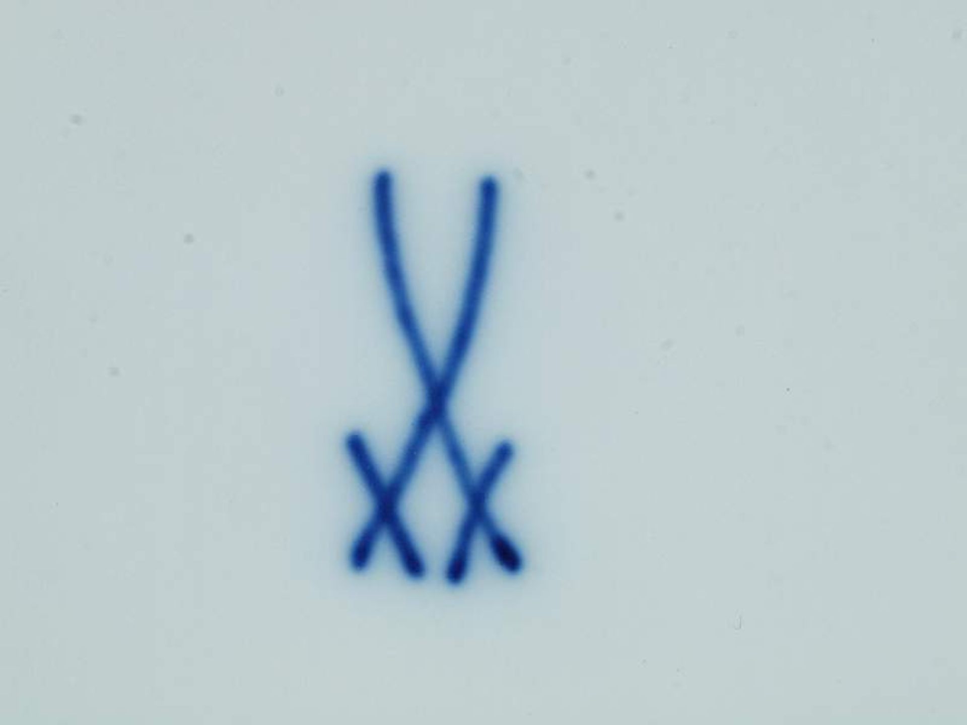 Durchbruchteller. Durchbruchteller. MEISSEN 1980, 1. Wahl Modell-Nr. 54803. Kobaltblaue - Bild 4 aus 4