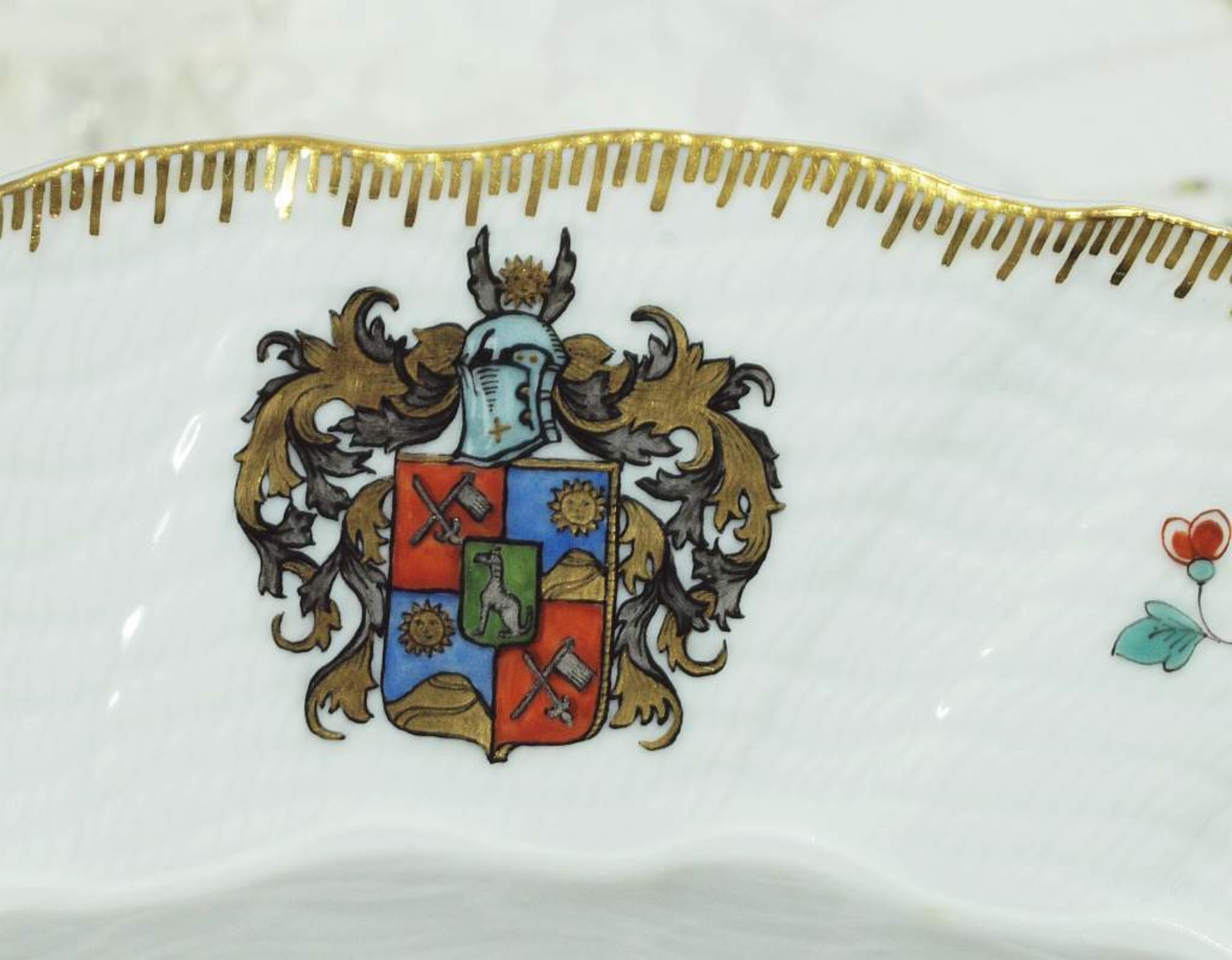 Paar Schwanenservice Platzteller. MEISSEN. Paar Schwanenservice Platzteller. MEISSEN nach 1970, 1. - Image 6 of 7