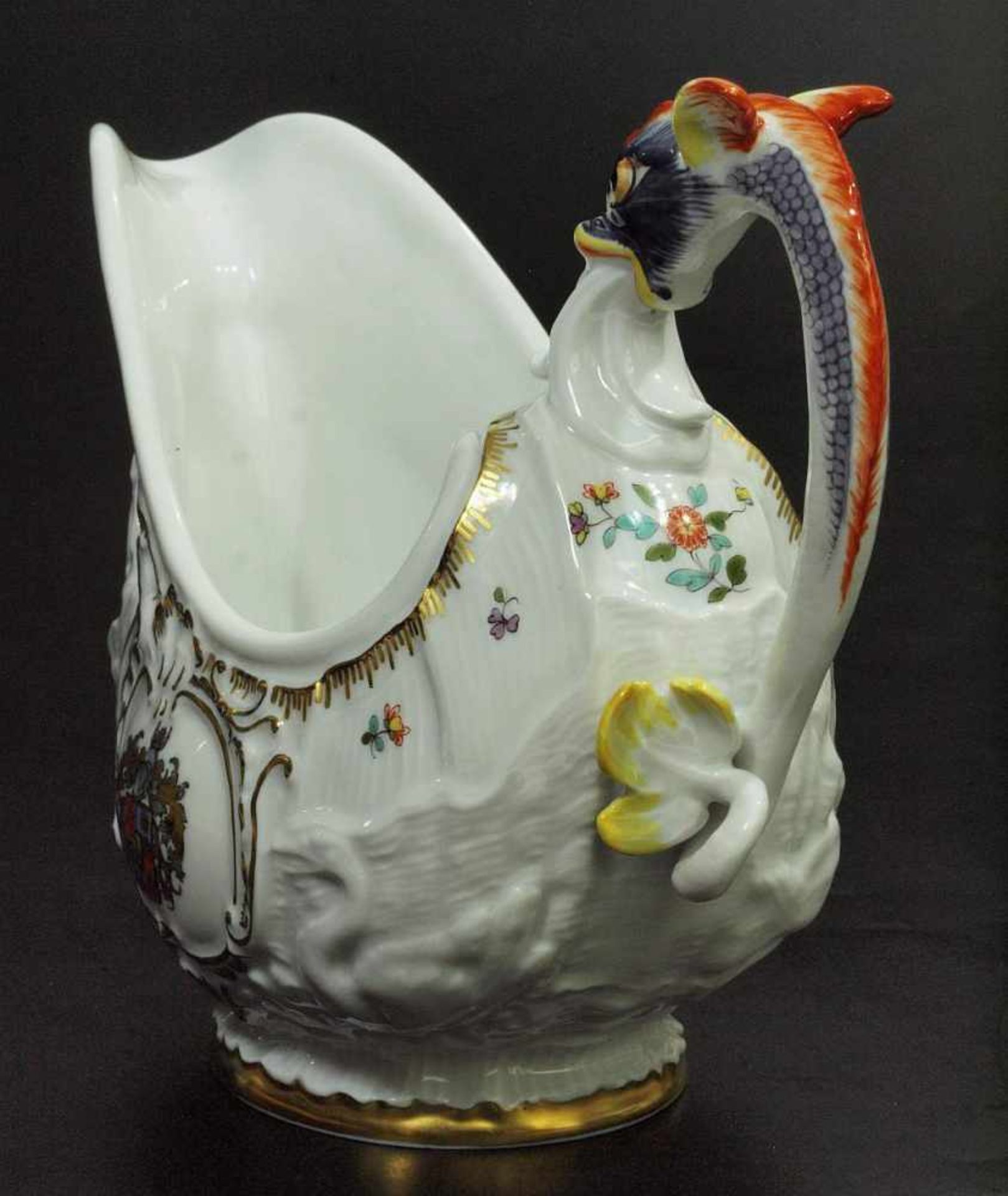 Schwanenservice Sauciere. MEISSEN. Schwanenservice Sauciere, 0,25 L. MEISSEN nach 1970, 1. Wahl. - Bild 5 aus 8