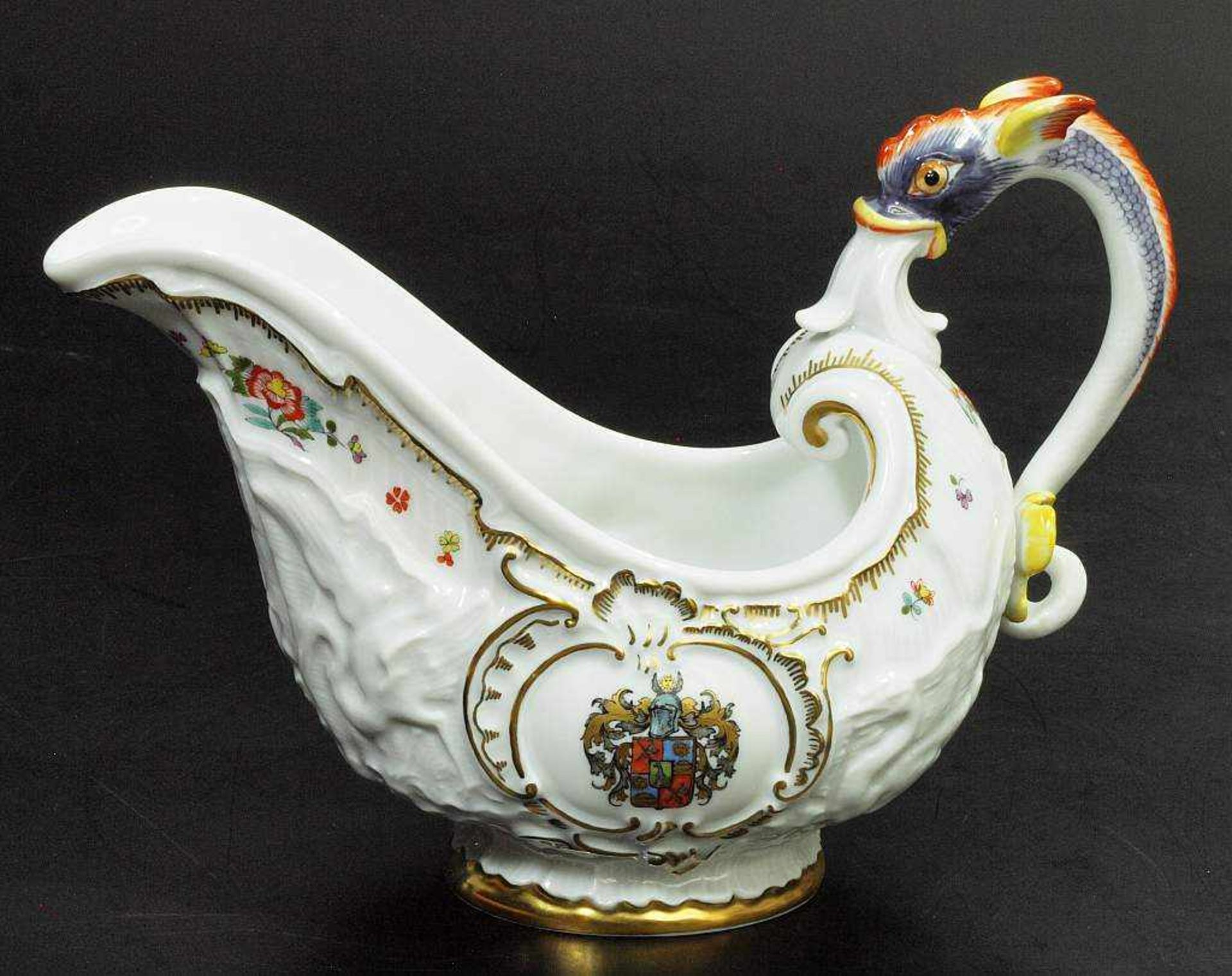 Schwanenservice Sauciere. MEISSEN. Schwanenservice Sauciere, 0,25 L. MEISSEN nach 1970, 1. Wahl. - Bild 2 aus 8