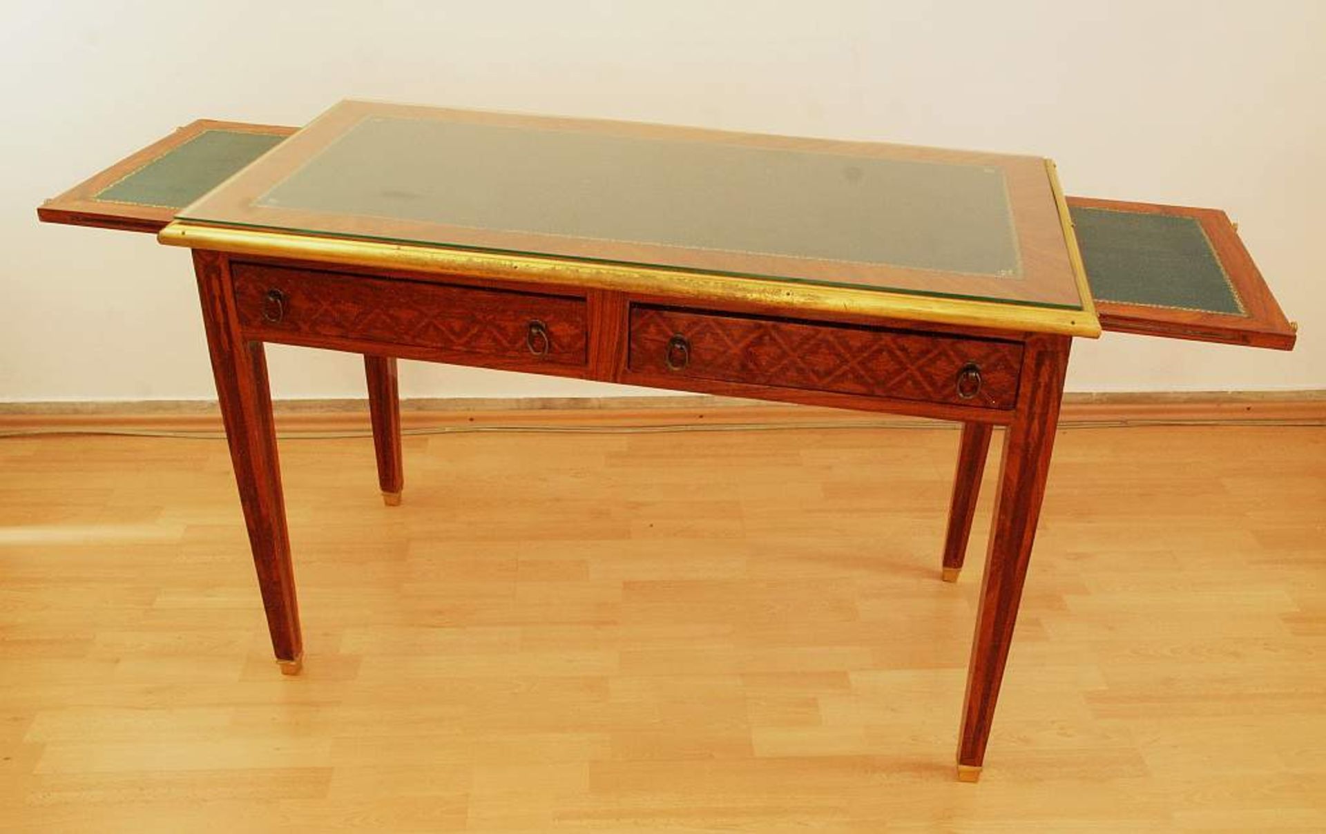 Schreibtisch im französischen Stil, Schreibtisch im französischen Stil, 20. Jahrhundert, Holz - Bild 5 aus 6