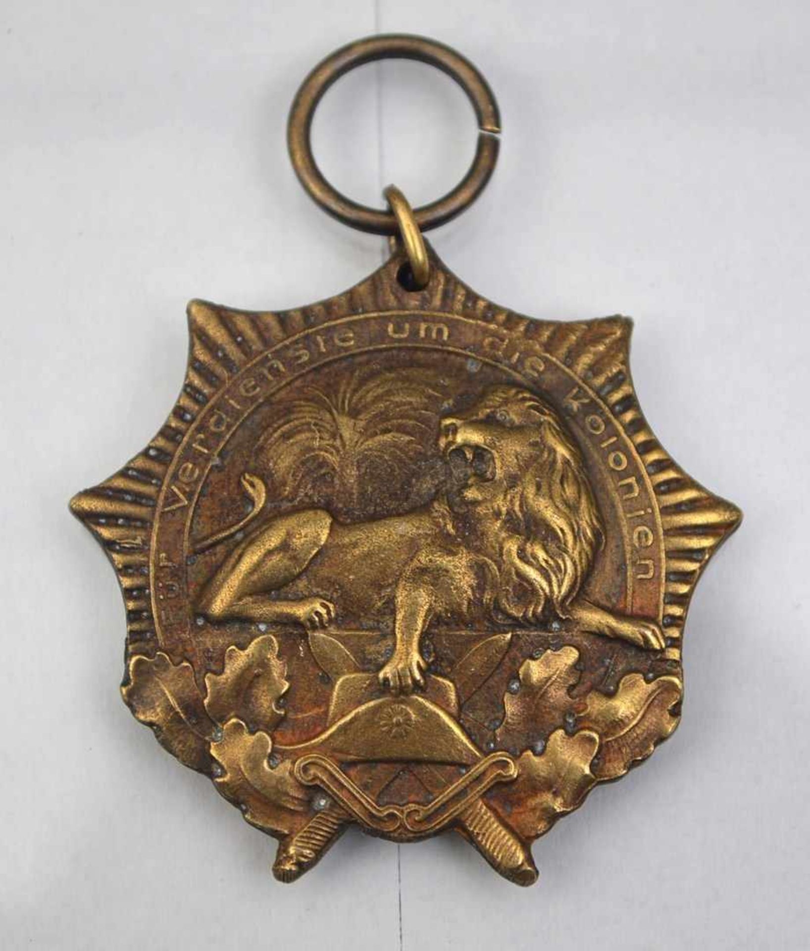 Kolonial-Löwenorden Messing, II. Klasse, um 1920