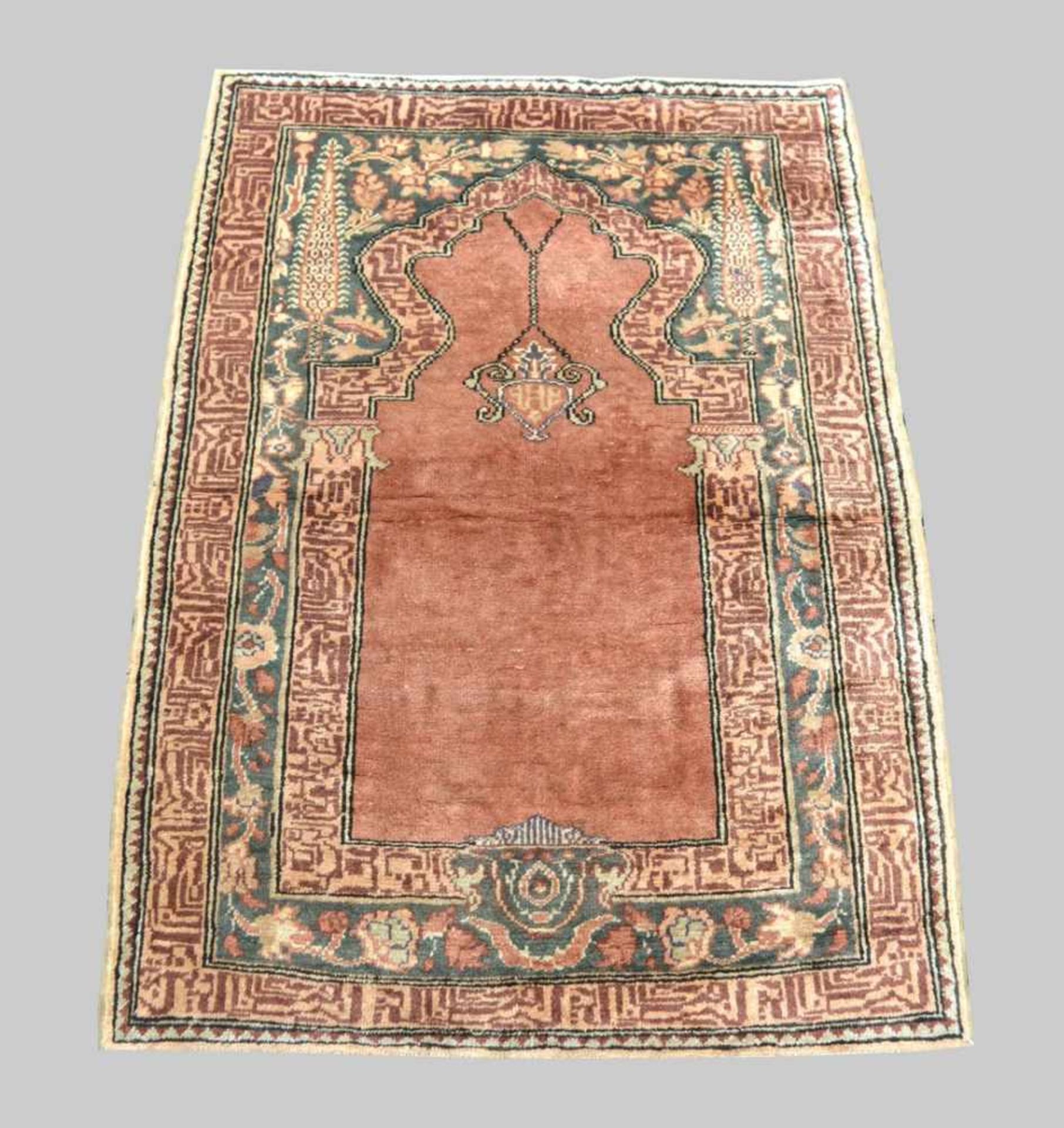 Seiden-Gebets-Teppich Türkei, 72 X 100 cm, 0,72 qm