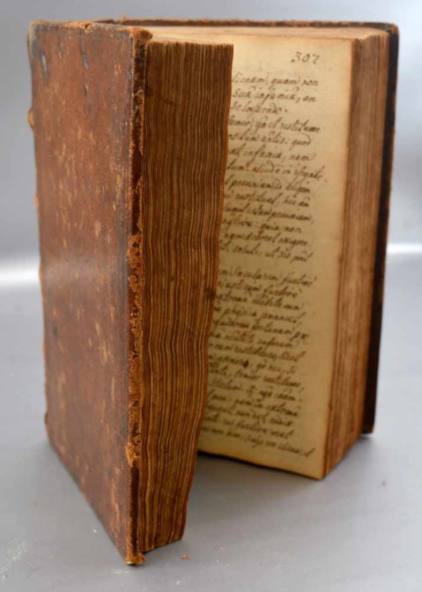 Hutgens Theologie handgeschriebenes Buch, um 1700