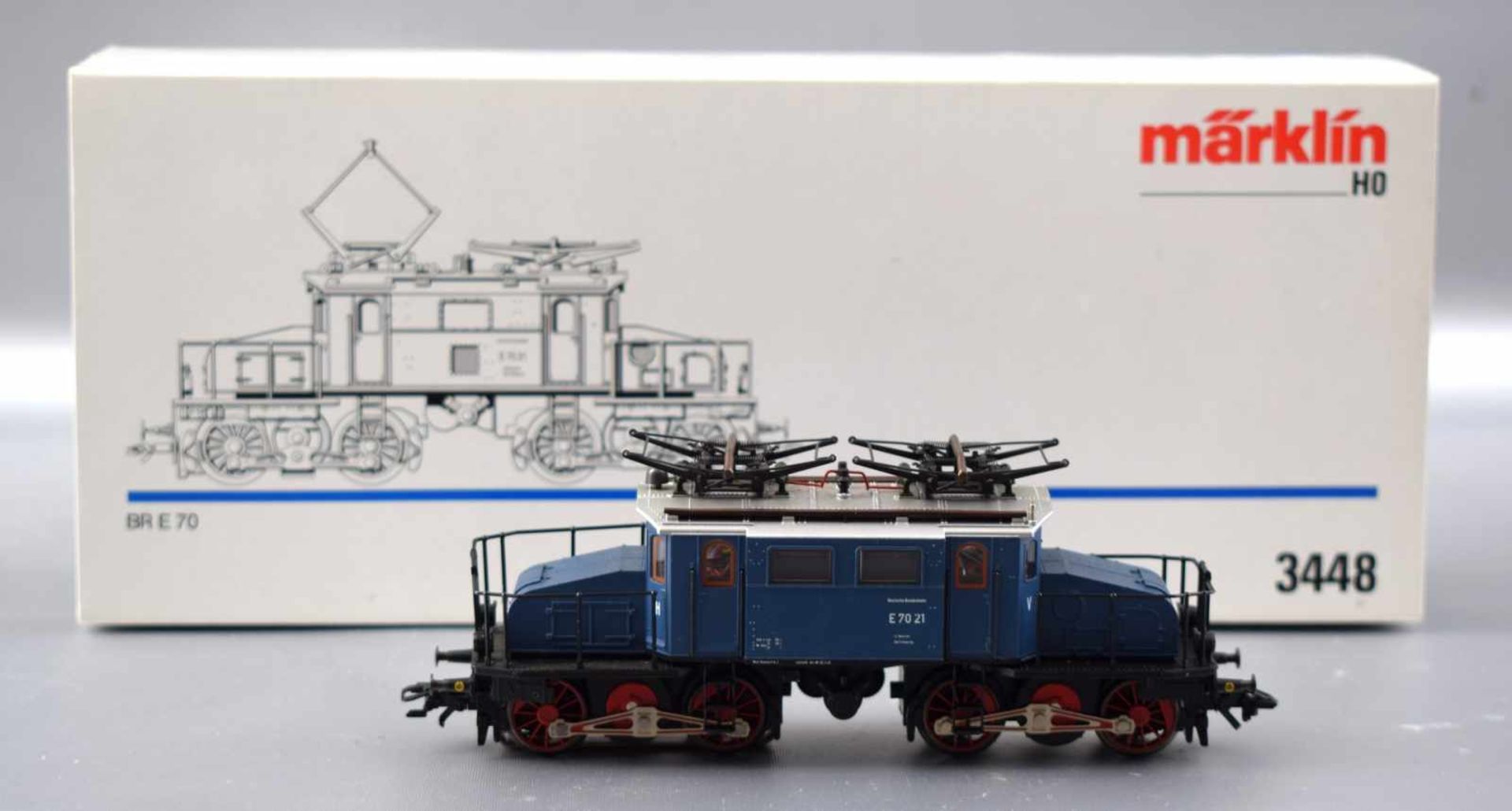 E-Lok Spur H0, Nr. 3448, im originalen Karton, FM Märklin