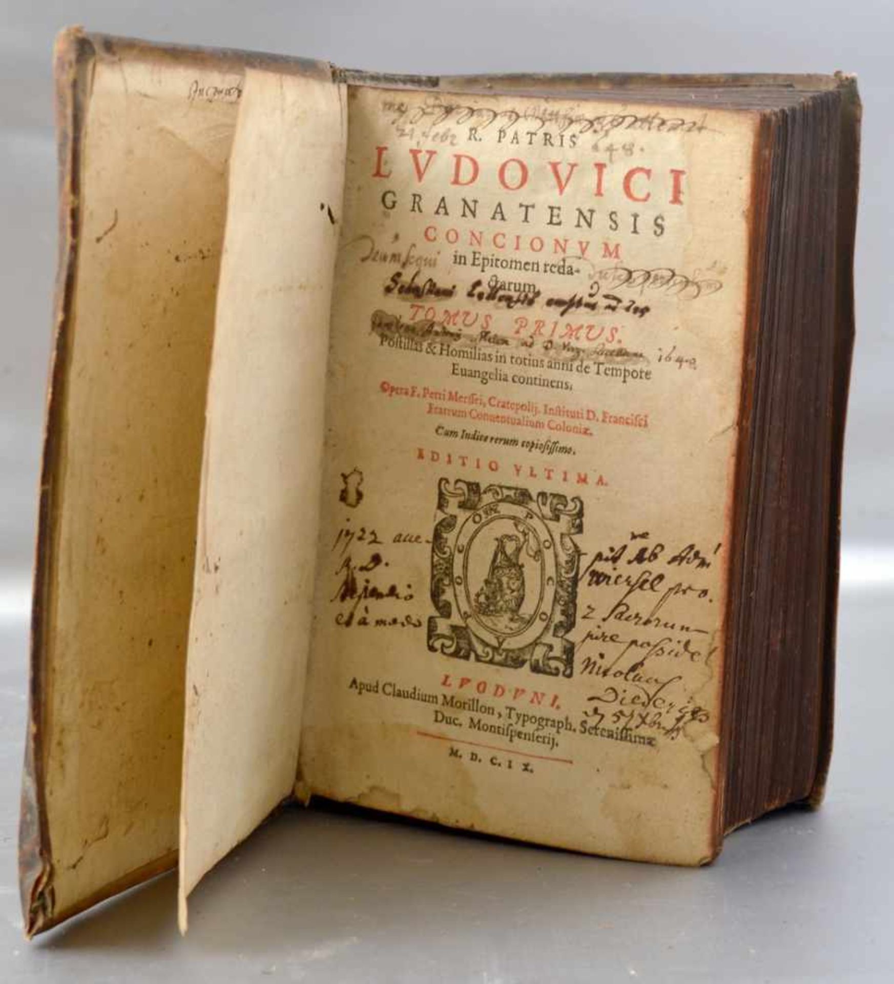 Buch in Latein, von 1609