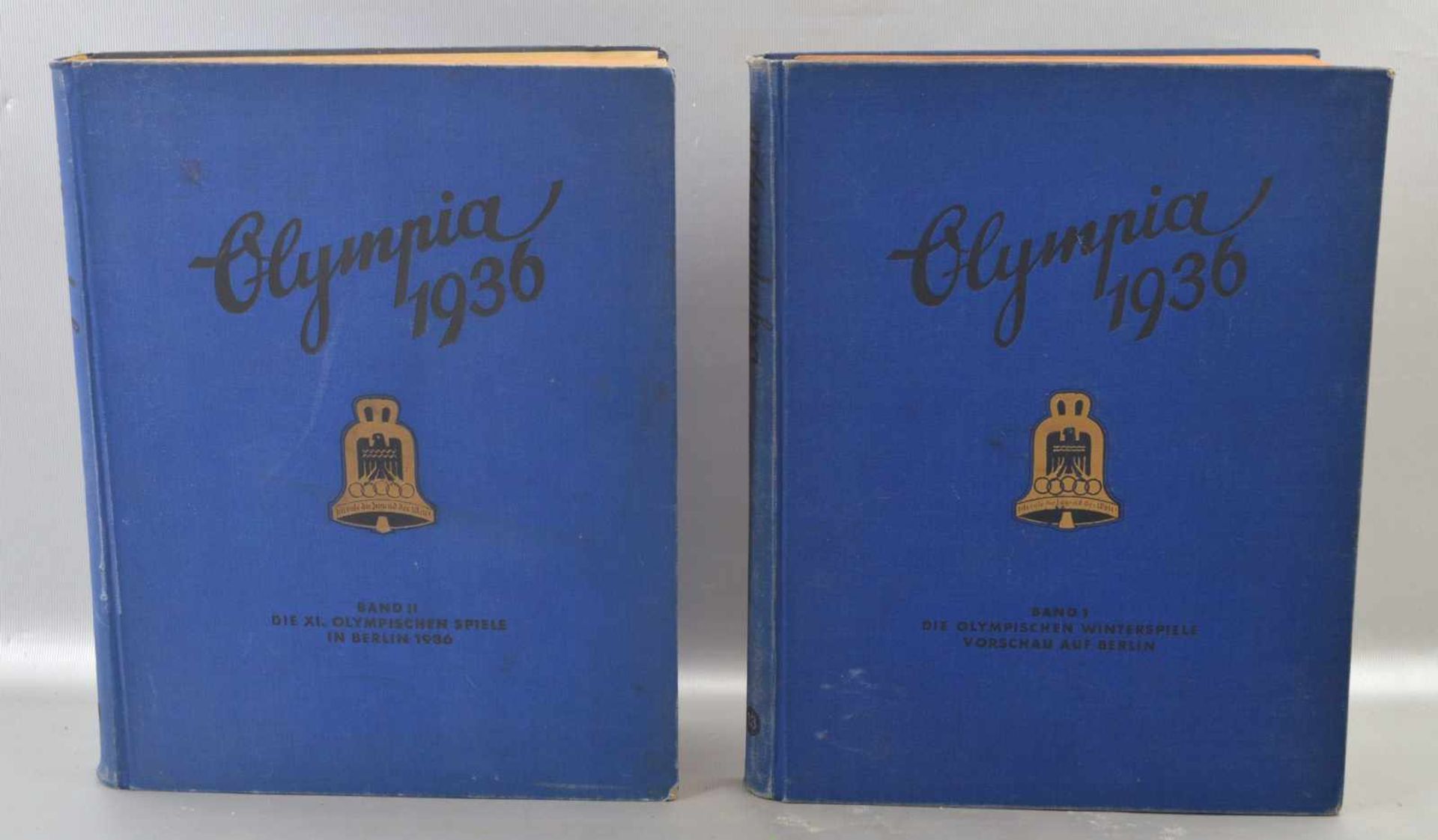 Zwei Bücher Olympiade 1936, I. und II. Band