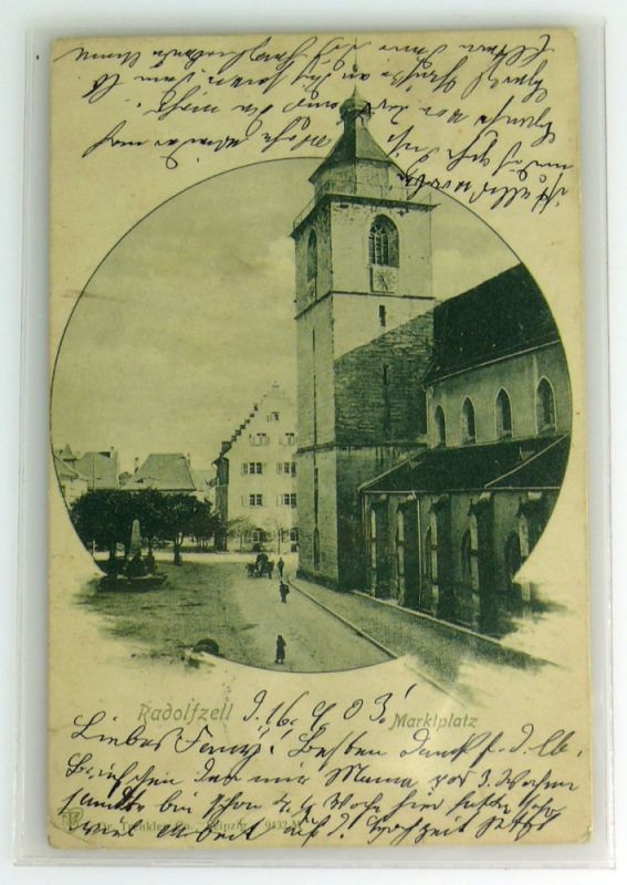 6 alte Ansichtskarten 6x Radolfzell, Singen und Bodman; - Image 2 of 9