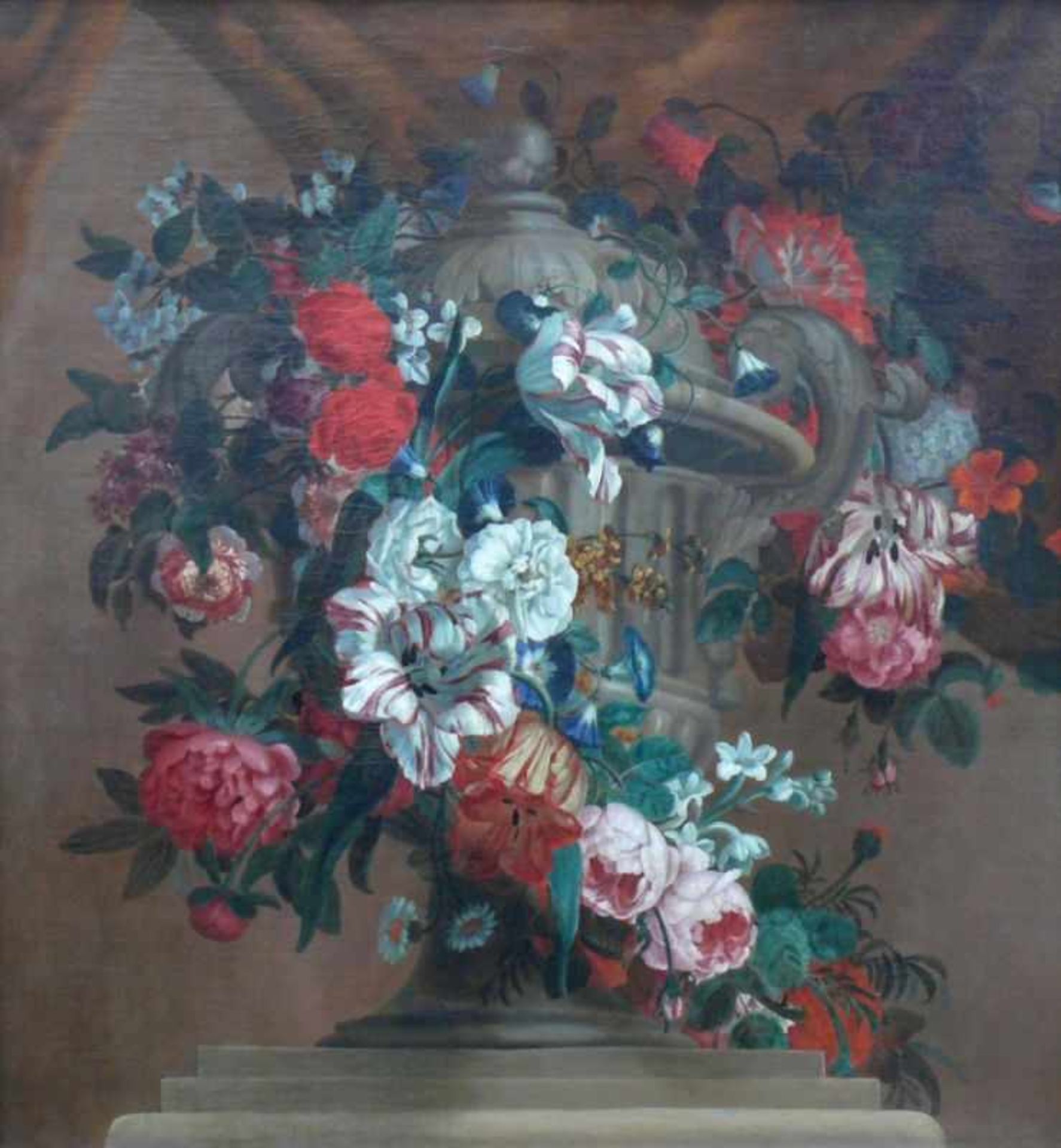 Belin de Fontenay, Jean-Baptiste (attr., 1653 Caen/Normandie - 1715 Paris) "Blumenstillleben mit - Bild 2 aus 6