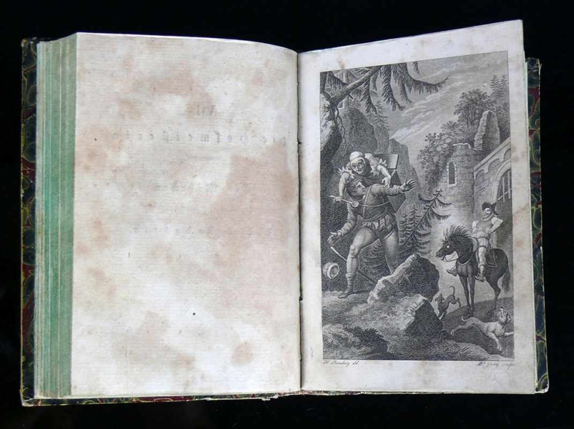 Komus ein Taschenbuch; zweite Auflage mit 5 Kupferstichen nach Rambergschen Zeichnungen; Leipzig