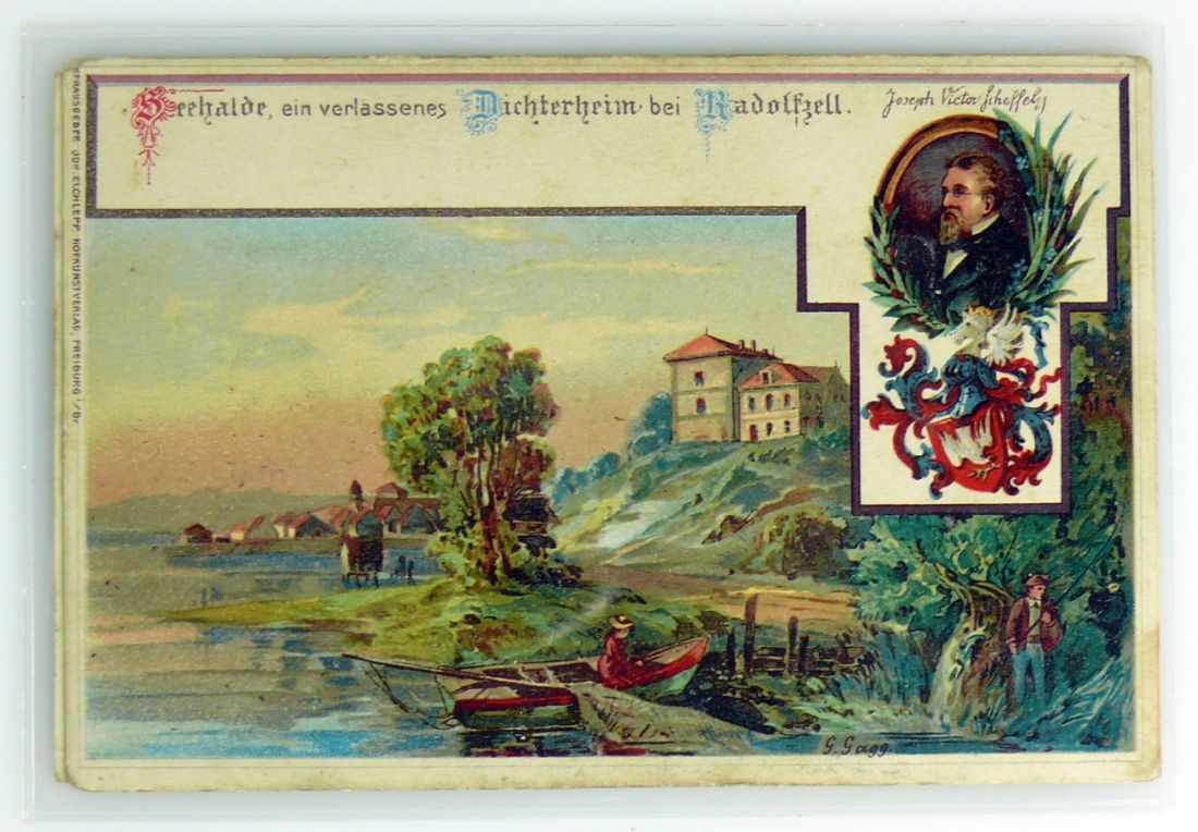 6 alte Ansichtskarten 6x Radolfzell, Singen und Bodman; - Image 6 of 9