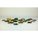17 div. SCHUCO-Autos vorwiegend Blech; verschieden farbig; unterschiedlicher Zustand