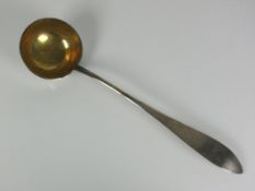 Schöpfkelle (19.Jh.) Silber 13-lötig; Laffe innen verg.; 200g; L: 37,5 cm