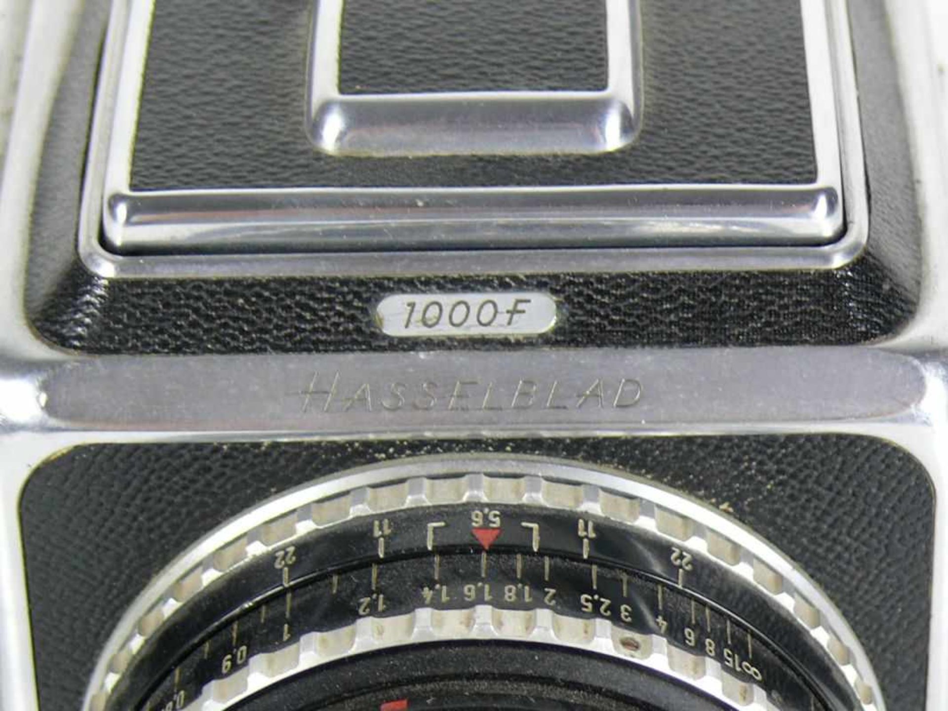 Hasselblad-Kamera Carl Zeiss-Objektiv Nr. 1204620; auf Gehäuse bezeichnet: 1000f; Funktion nicht - Bild 5 aus 7