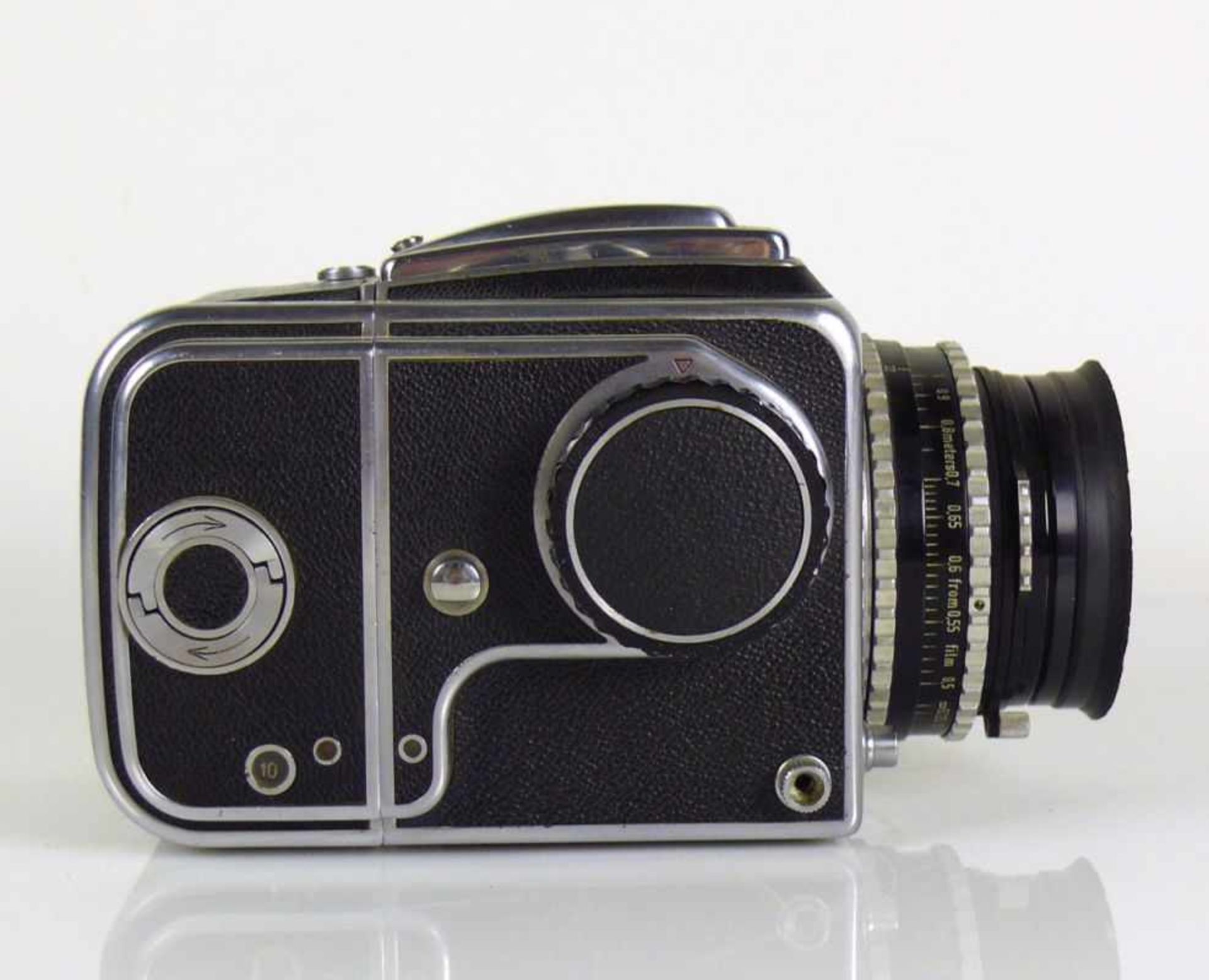 Hasselblad-Kamera Carl Zeiss-Objektiv Nr. 1204620; auf Gehäuse bezeichnet: 1000f; Funktion nicht - Bild 3 aus 7