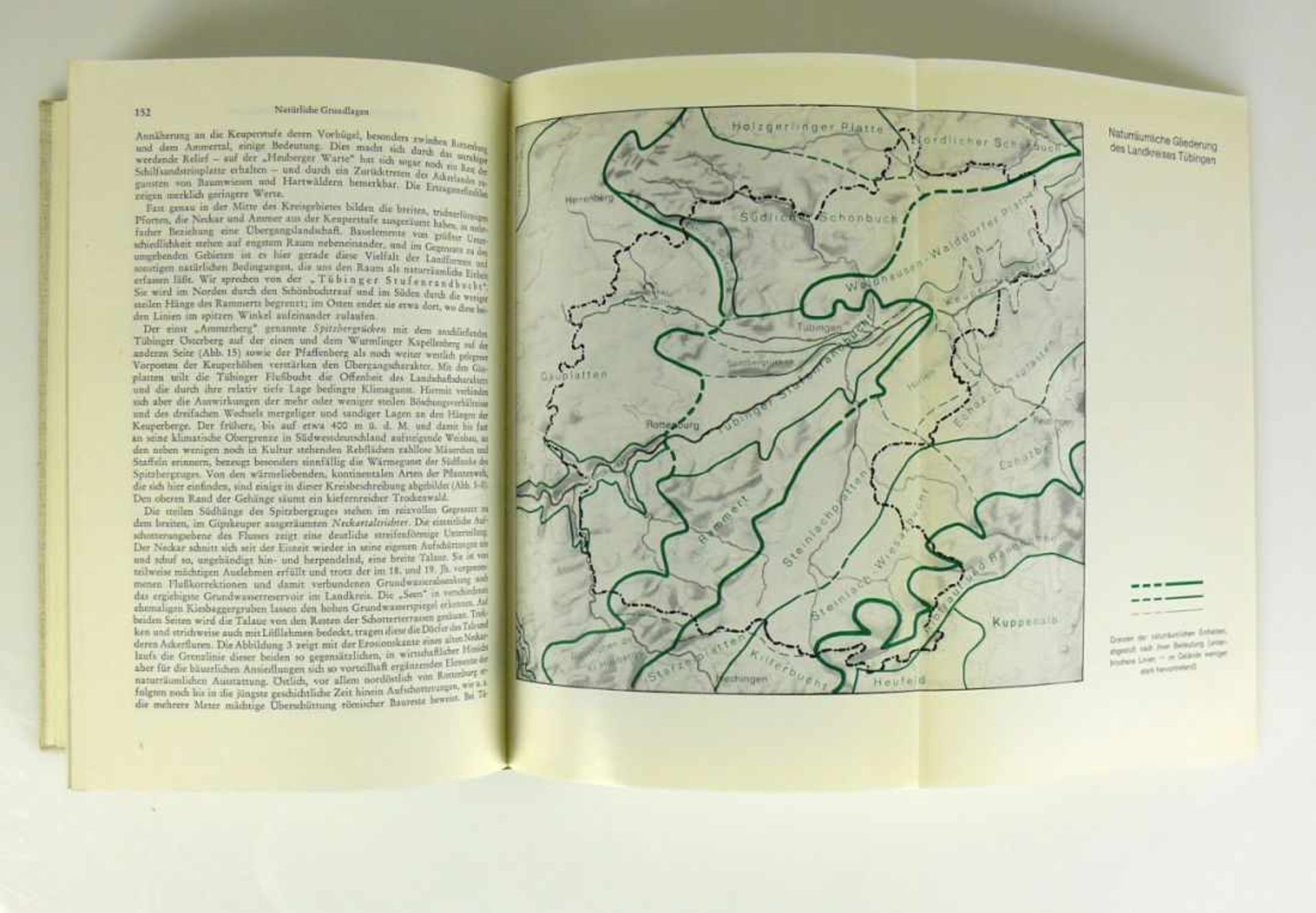 Der Landkreis Tübingen Amtliche Kreisbeschreibung Band I; 1967; mit gefalteter Topographischer und - Bild 2 aus 2