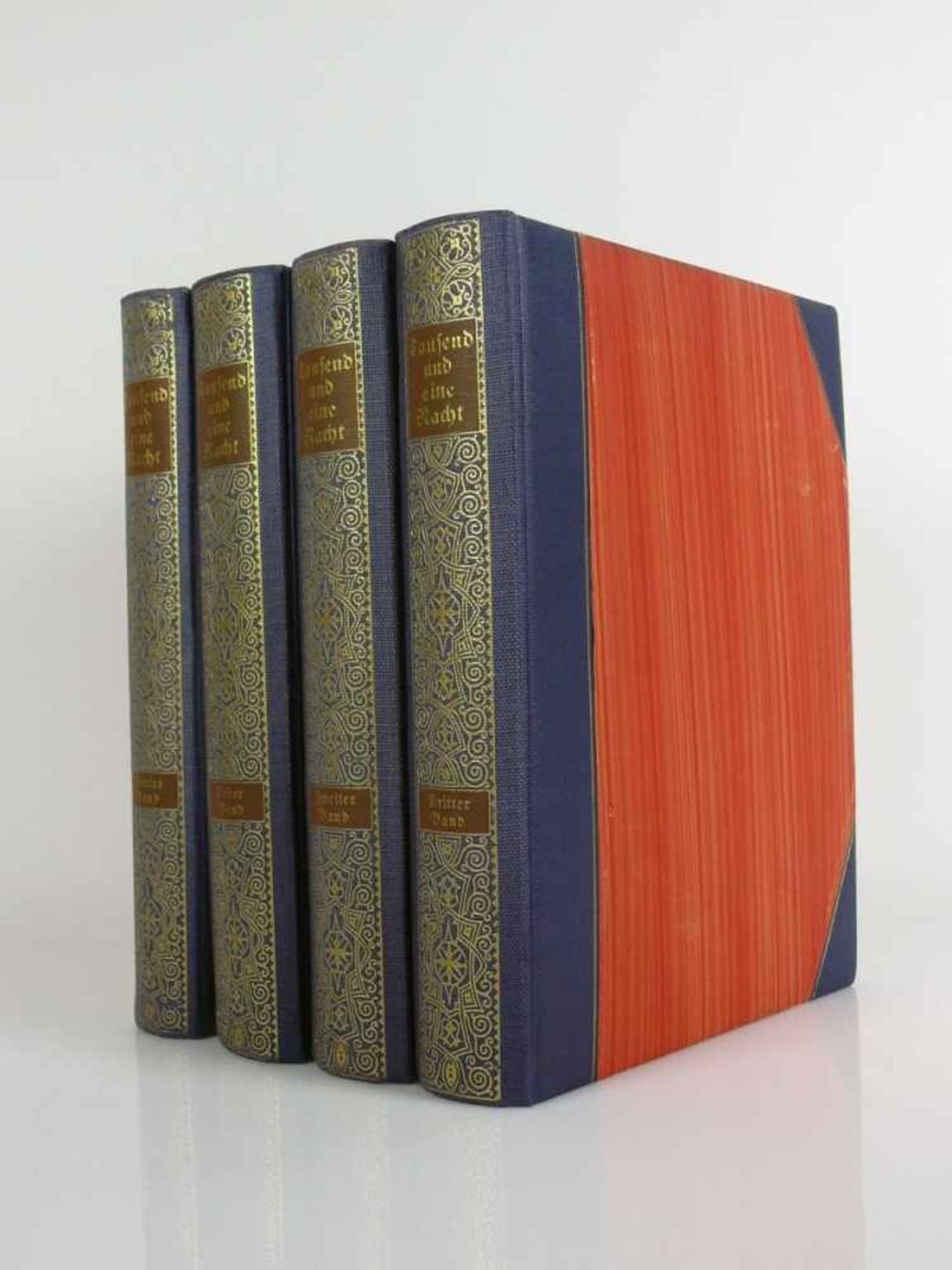 Tausend und eine Nacht arabische Erzählungen von Ludwig Fulda; Berlin 1914; 4 Bände; reichhaltig - Bild 2 aus 3