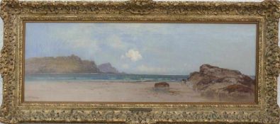 Widgery, Frederick John (1861 Exeter - 1942 Newton Abbot) "Englische Küstenszene"; bei