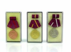 Verdienstorden der DDR Für treue Pflichterfüllung-Zivilverteidigung; in Gold, Silber und Bronze;