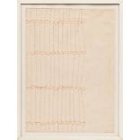 GERHARDT MOSWITZER (1940 MARIA LANKOWITZ - 2013 WIEN) o. T., 1964 Farbstift auf Papier, 70 x 50 cm