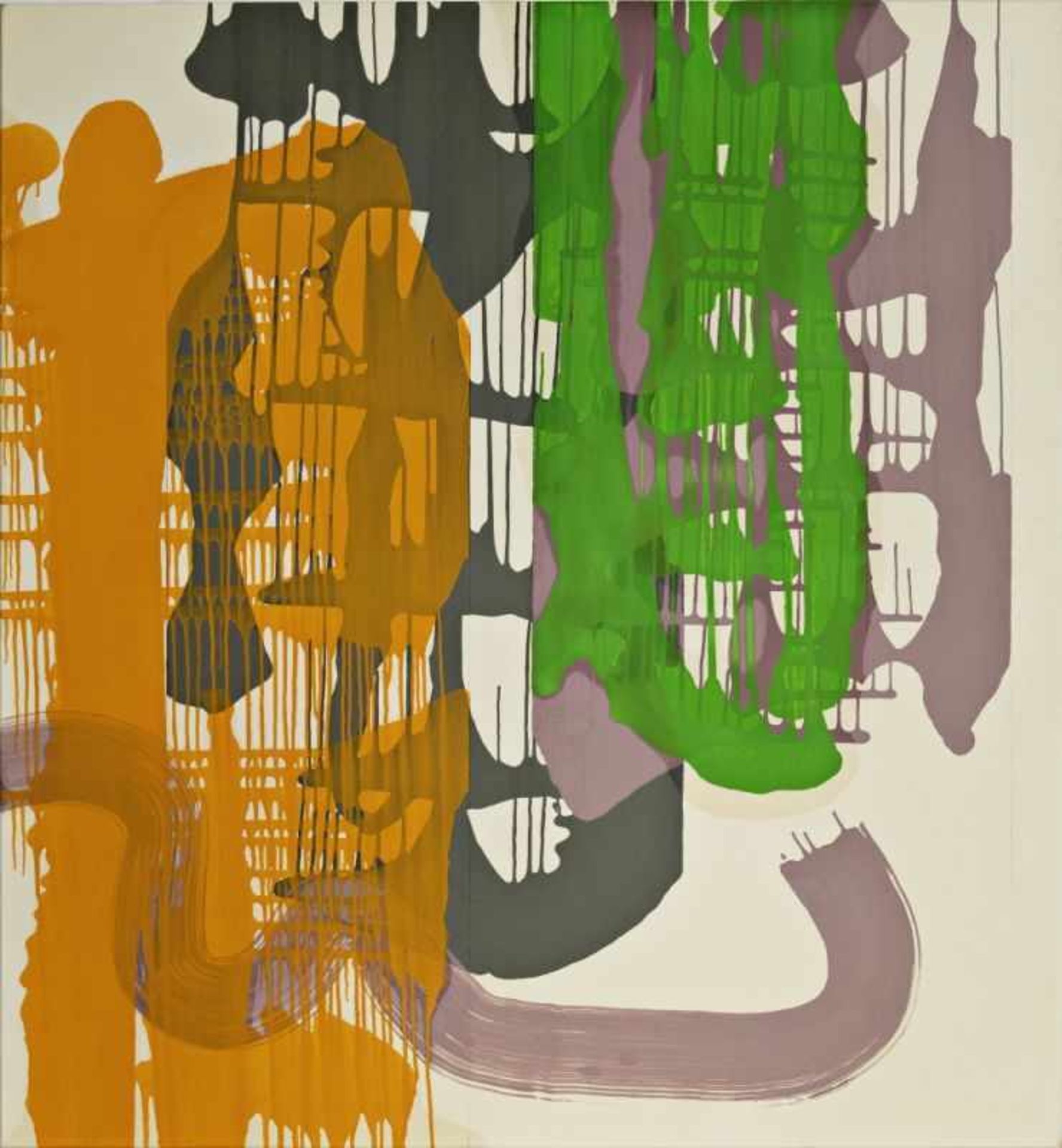 THOMAS REINHOLD (1953 WIEN) ARIADNE, 2007 Öl auf Leinwand, 151 x 141 cm Signatur Rückseite: