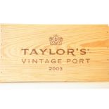 Taylors Vintage Port 2003 6 bts