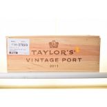 Taylors Vintage Port 2011 6 bts OWC